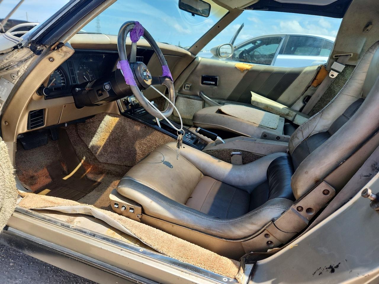 1982 Chevrolet Corvette Tan vin: 1G1AY0788C5121304