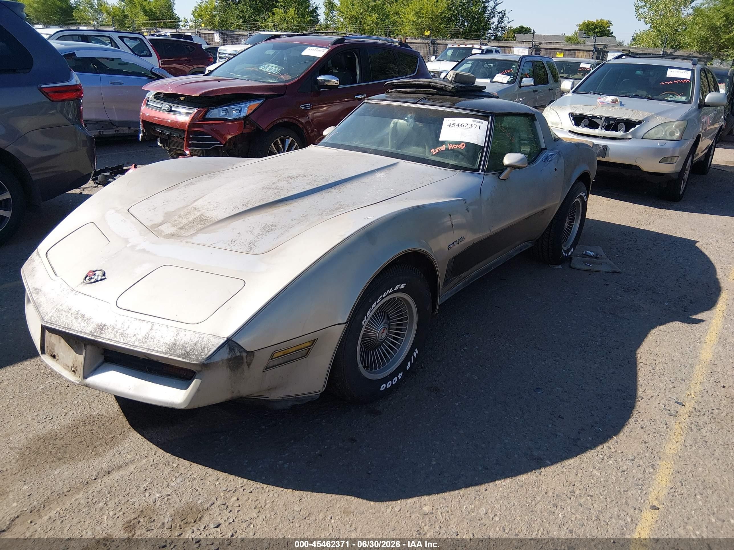 1982 Chevrolet Corvette   Silver vin: 1G1AY0789C5102731