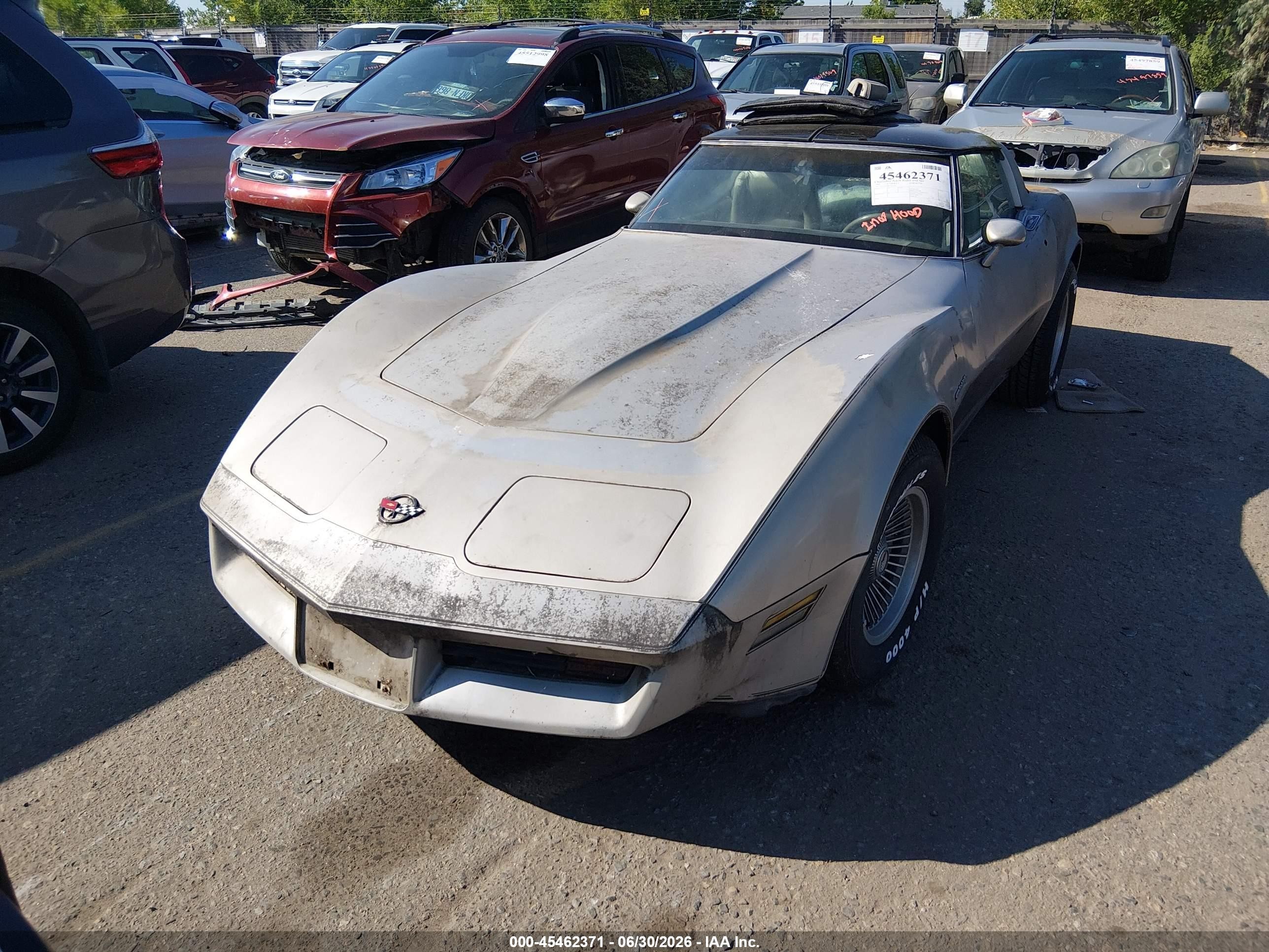 1982 Chevrolet Corvette   Silver vin: 1G1AY0789C5102731