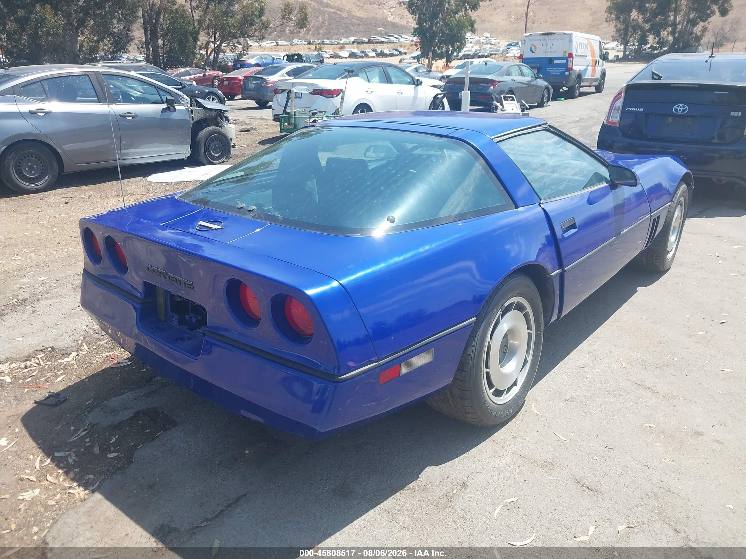 1984 Chevrolet Corvette   Blue vin: 1G1AY0789E5113702