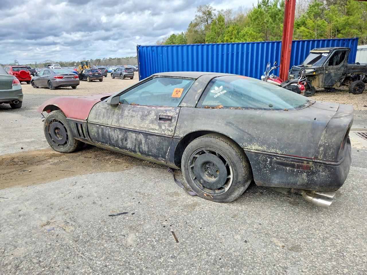 1984 Chevrolet Corvette Красный vin: 1G1AY078XE5125552