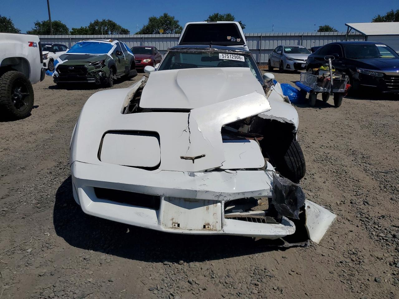 1981 Chevrolet Corvette Белый vin: 1G1AY8760BS416278