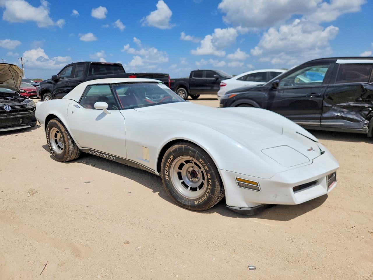 1981 Chevrolet Corvette Белый vin: 1G1AY8760BS420489