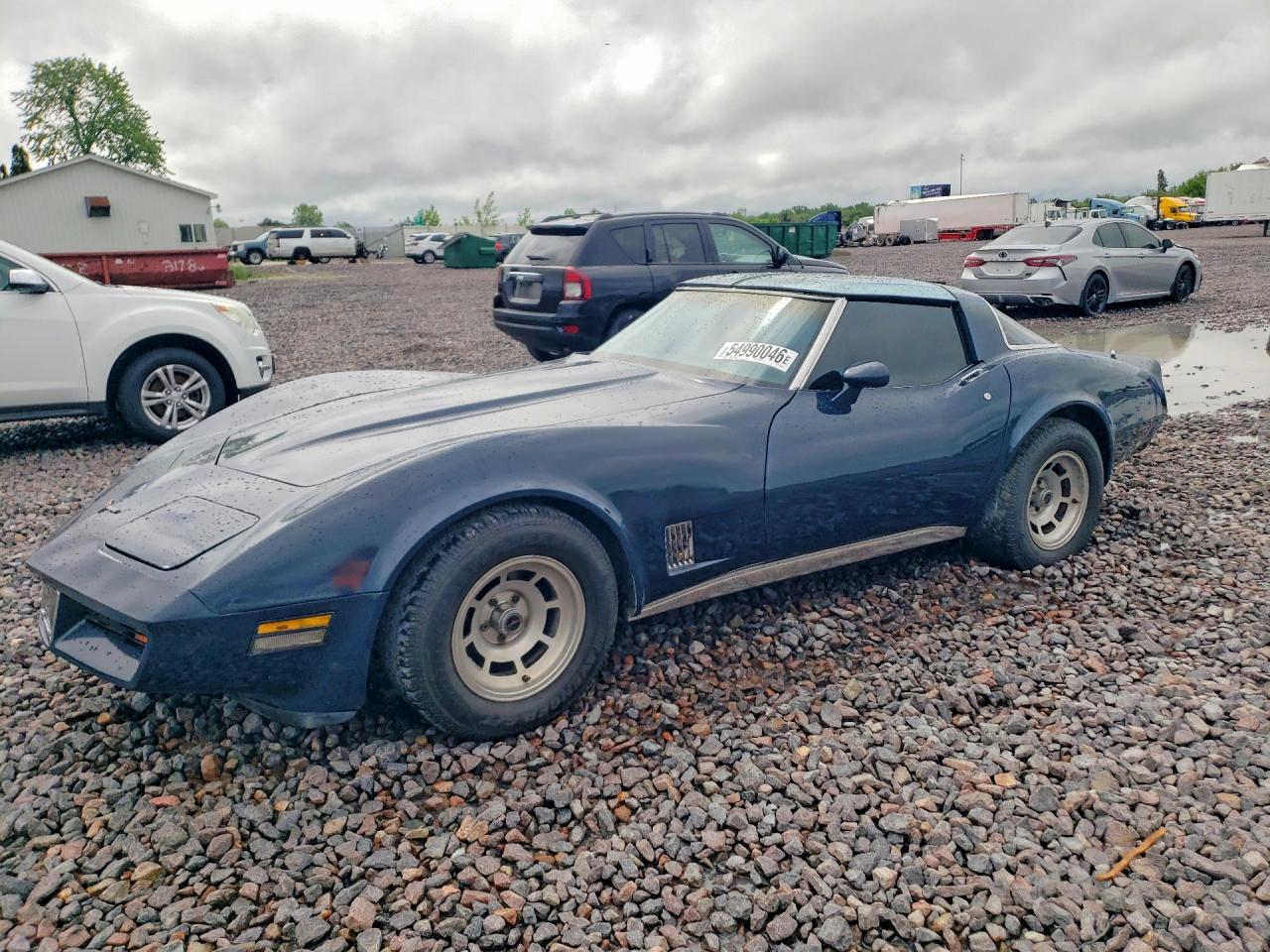 1981 Chevrolet Corvette Blue vin: 1G1AY8761B5104324