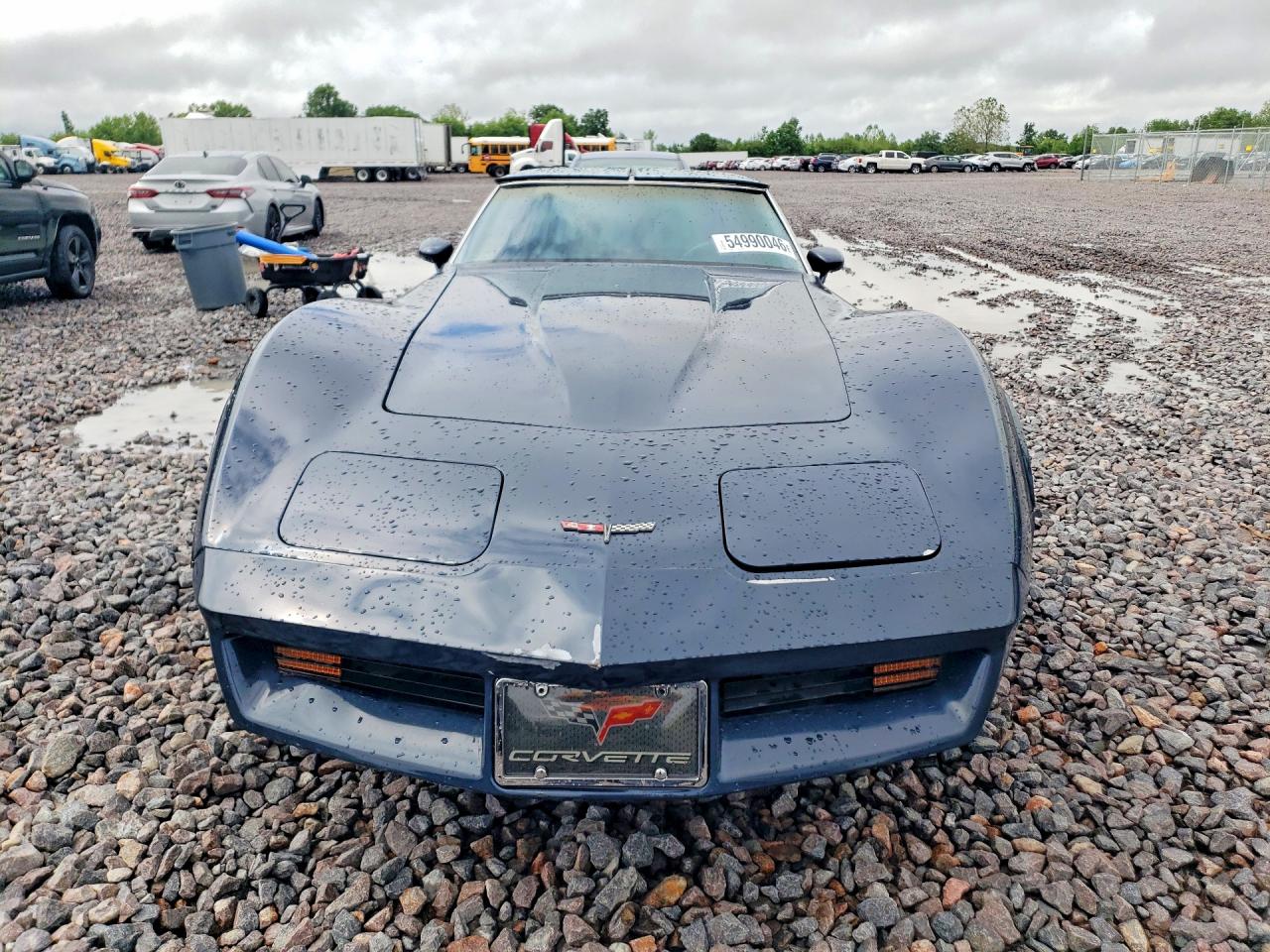 1981 Chevrolet Corvette Blue vin: 1G1AY8761B5104324