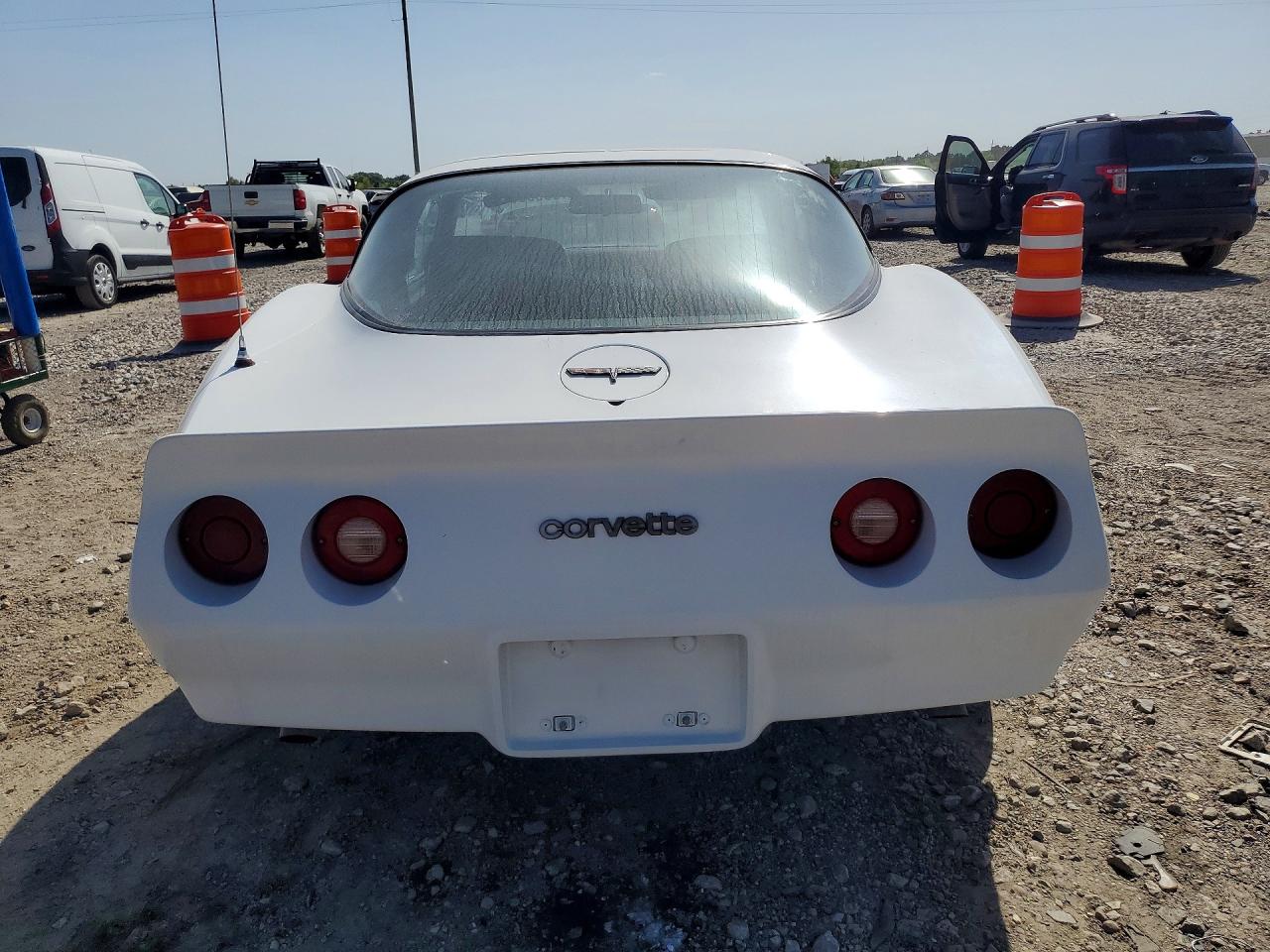 1981 Chevrolet Corvette White vin: 1G1AY8761BS405158