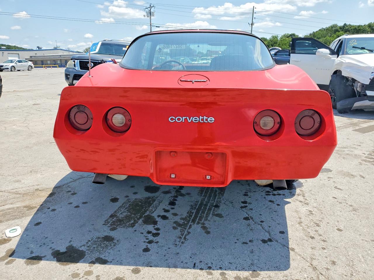 1981 Chevrolet Corvette Красный vin: 1G1AY8762BS424270
