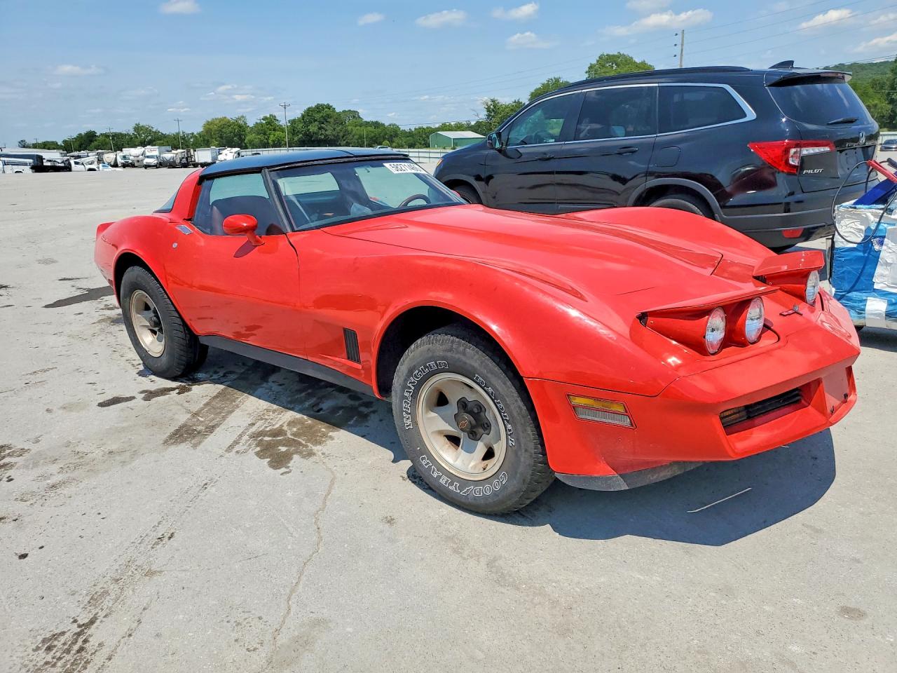 1981 Chevrolet Corvette Красный vin: 1G1AY8762BS424270