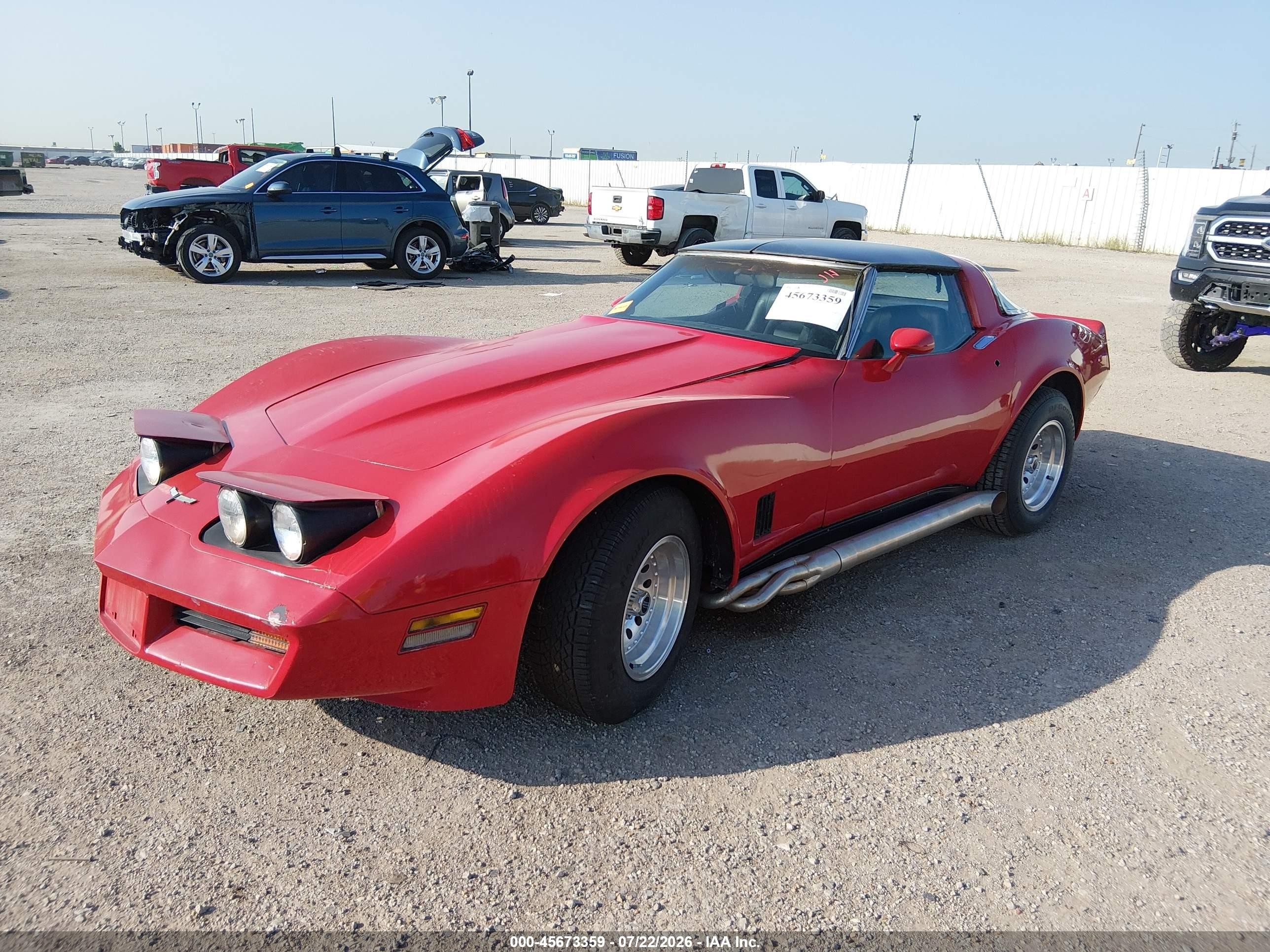 1981 Chevrolet Corvette   Red vin: 1G1AY8765BS415269