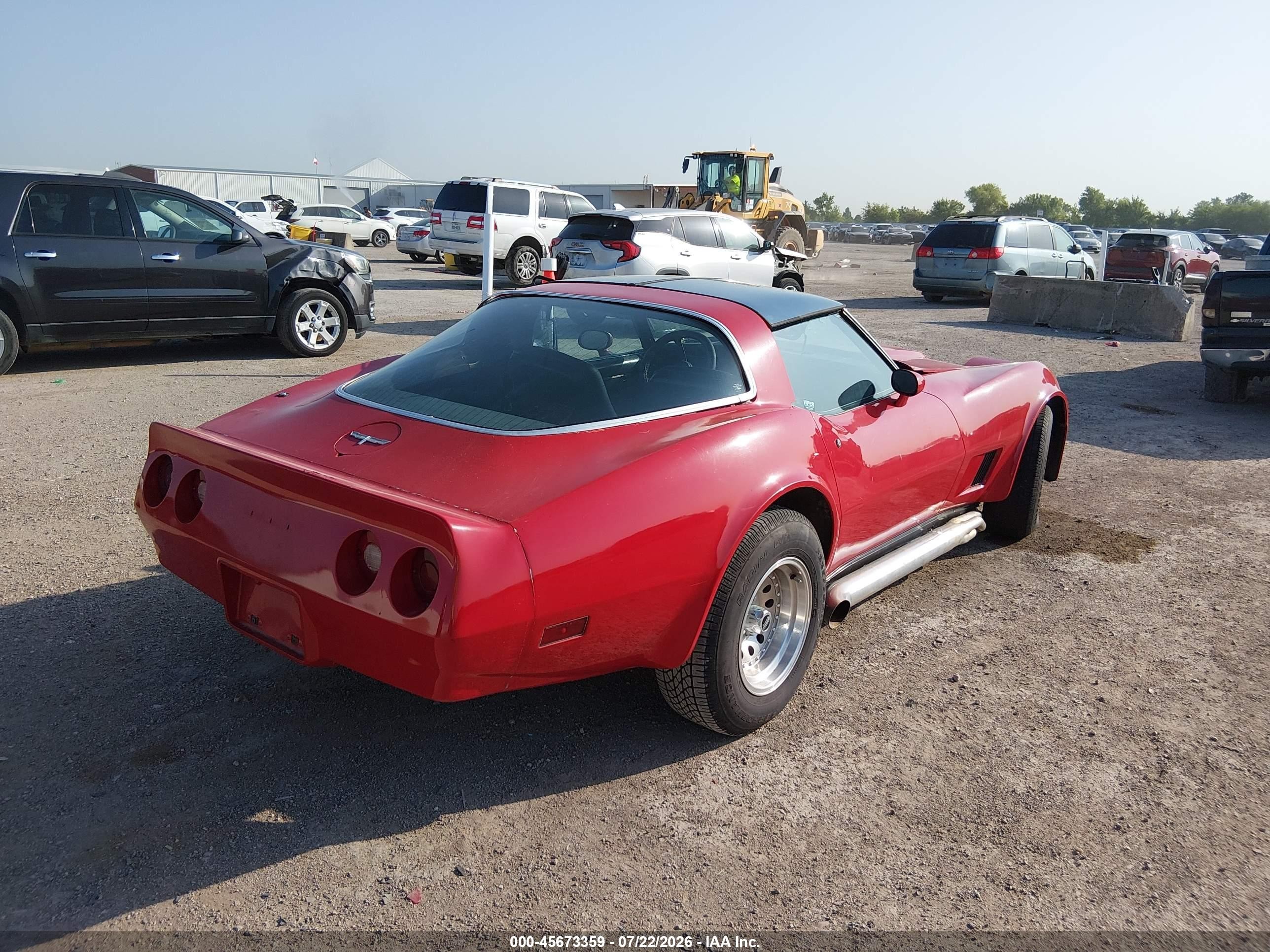 1981 Chevrolet Corvette   Red vin: 1G1AY8765BS415269