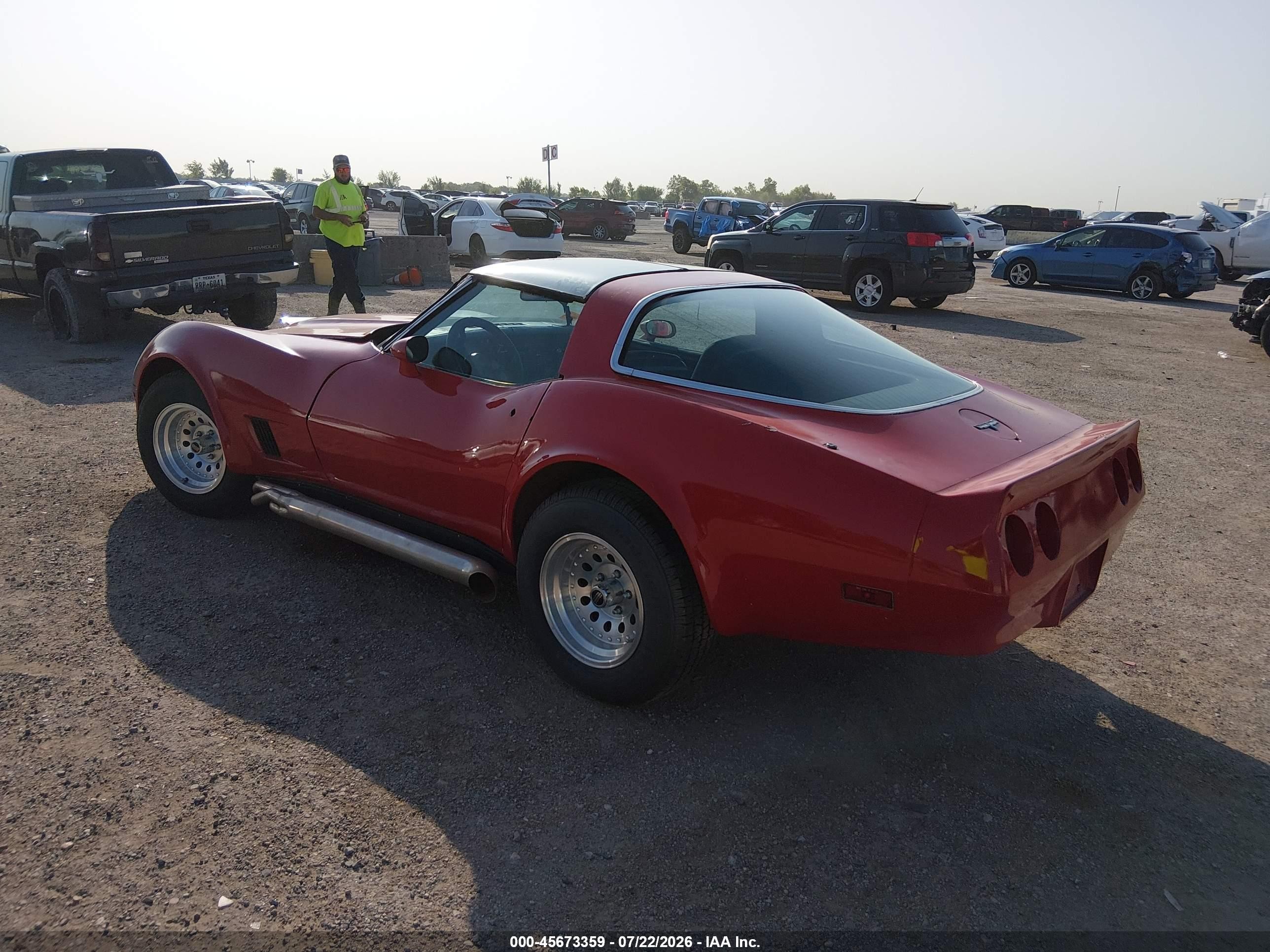 1981 Chevrolet Corvette   Red vin: 1G1AY8765BS415269