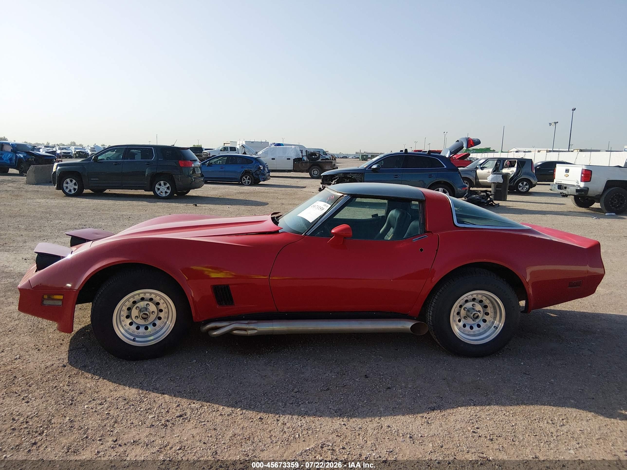 1981 Chevrolet Corvette   Red vin: 1G1AY8765BS415269