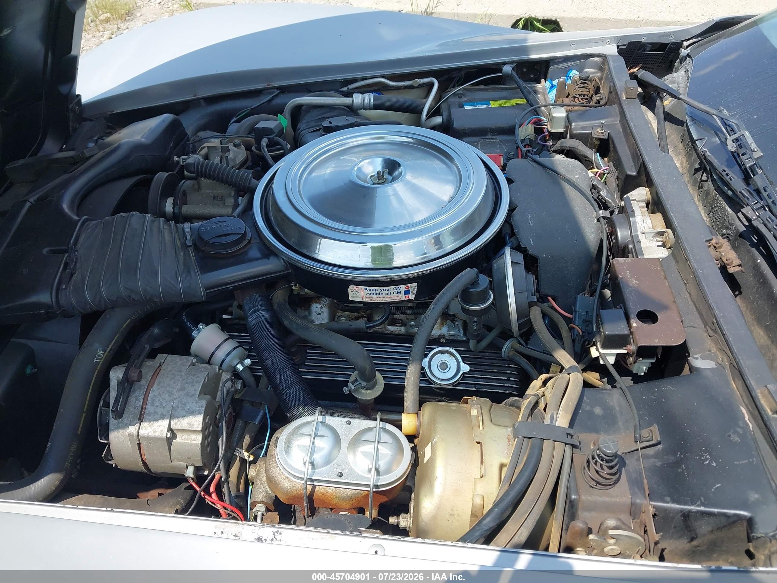 1981 Chevrolet Corvette   Silver vin: 1G1AY8768BS410261