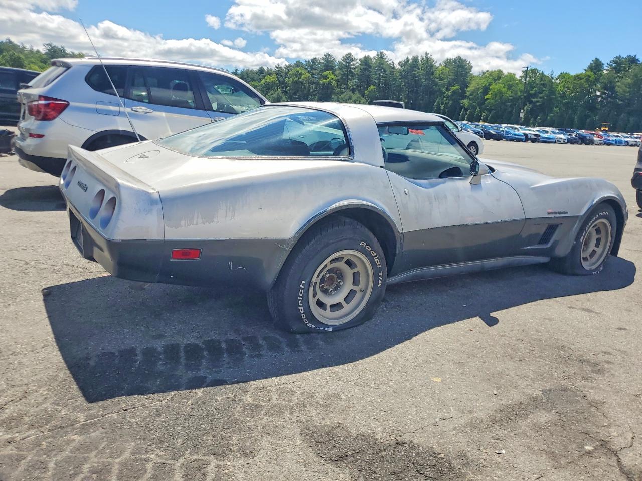 1982 Chevrolet Corvette Gray vin: 1G1AY8784C5119838