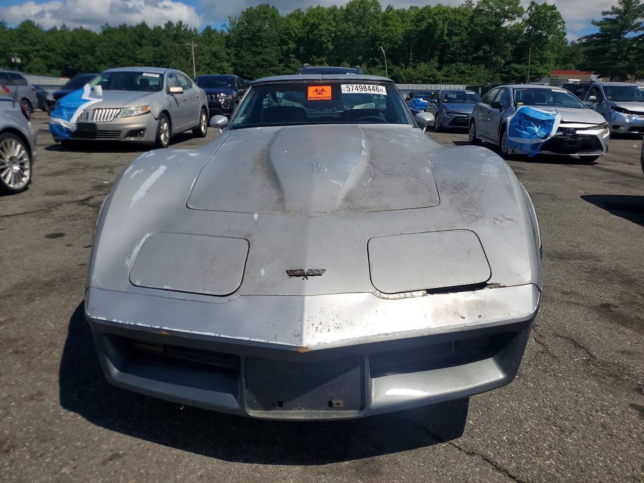 1982 Chevrolet Corvette Gray vin: 1G1AY8784C5119838