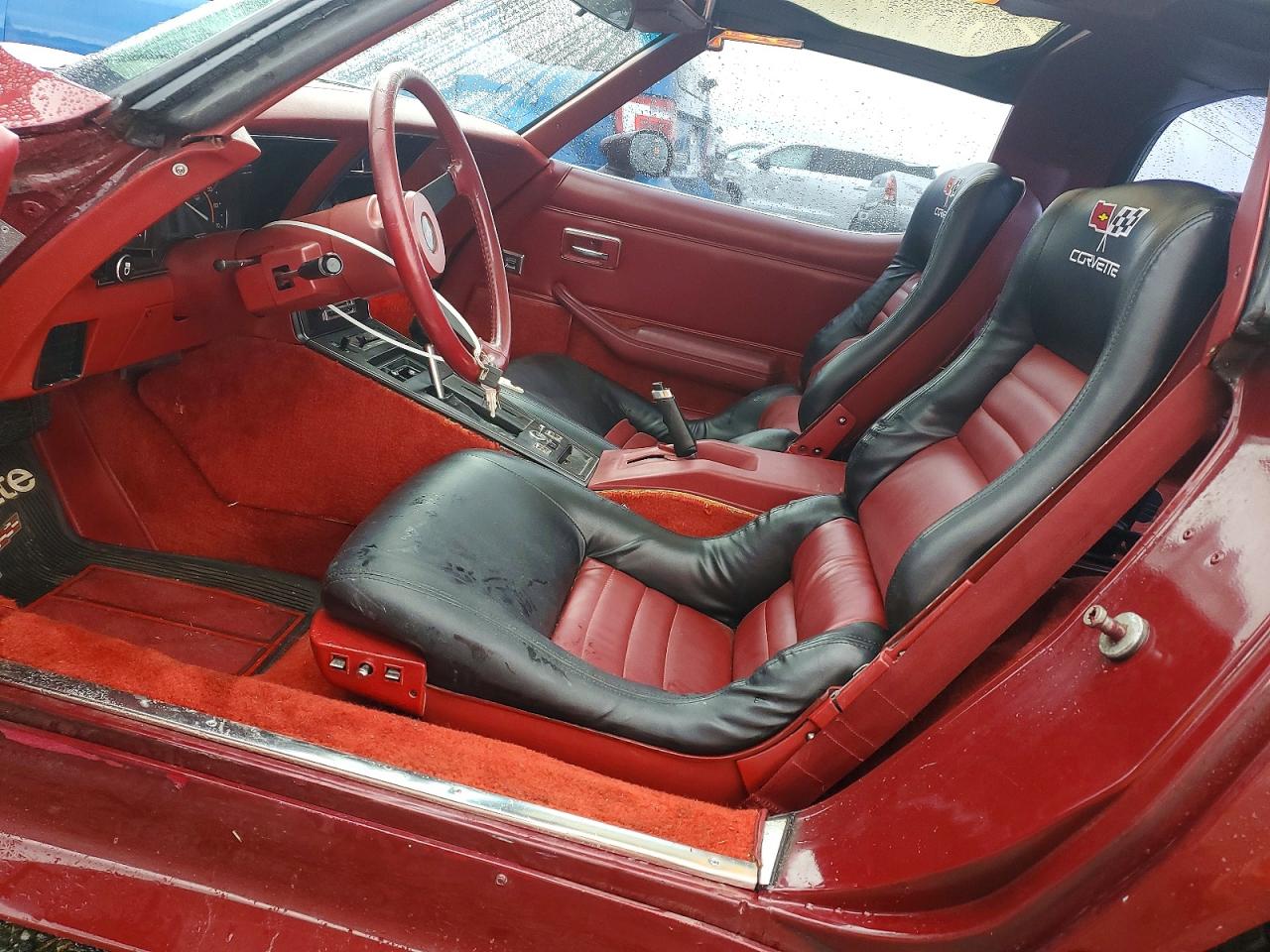 1982 Chevrolet Corvette Burgundy vin: 1G1AY8786C5108775