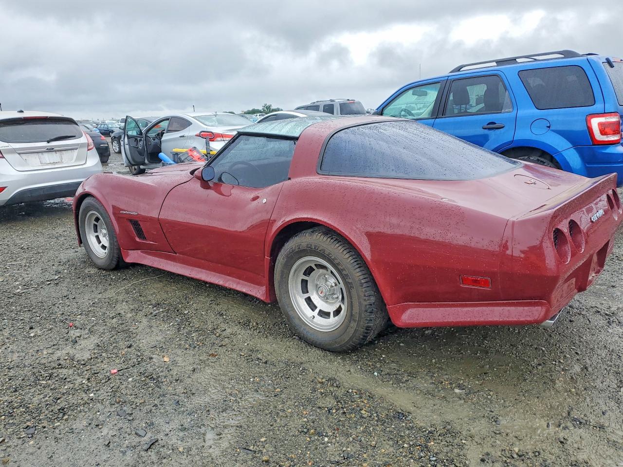 1982 Chevrolet Corvette Burgundy vin: 1G1AY8786C5108775