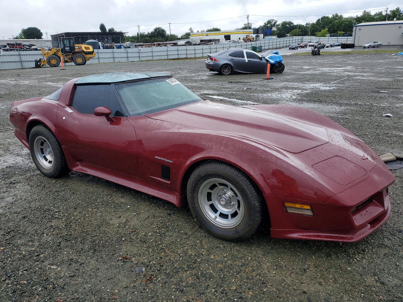 1982 Chevrolet Corvette Burgundy vin: 1G1AY8786C5108775