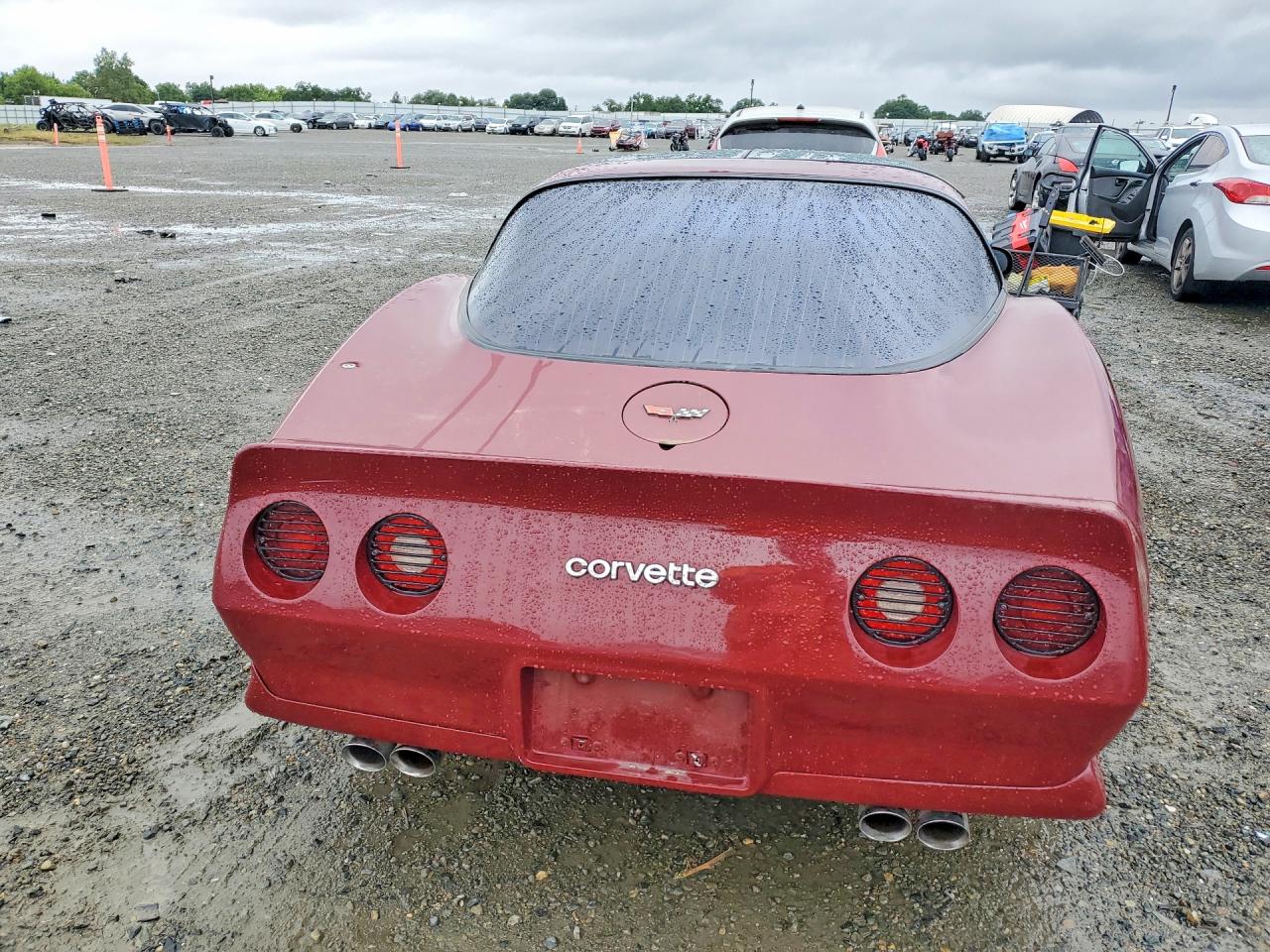 1982 Chevrolet Corvette Burgundy vin: 1G1AY8786C5108775