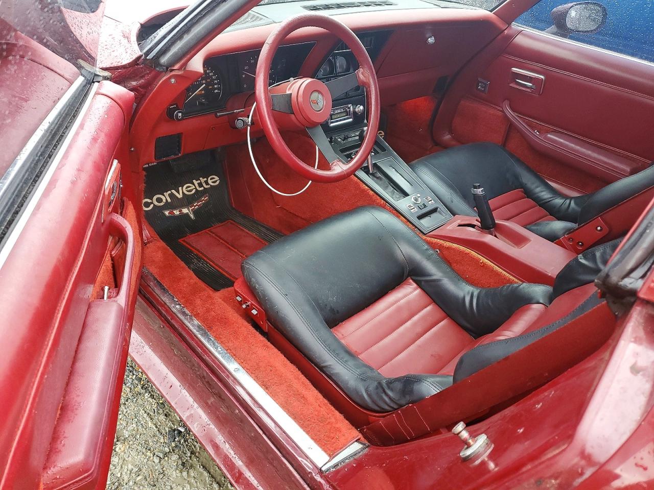 1982 Chevrolet Corvette Burgundy vin: 1G1AY8786C5108775