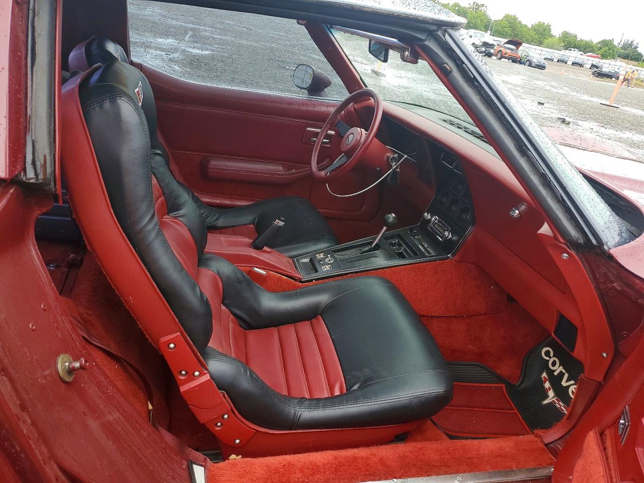 1982 Chevrolet Corvette Burgundy vin: 1G1AY8786C5108775