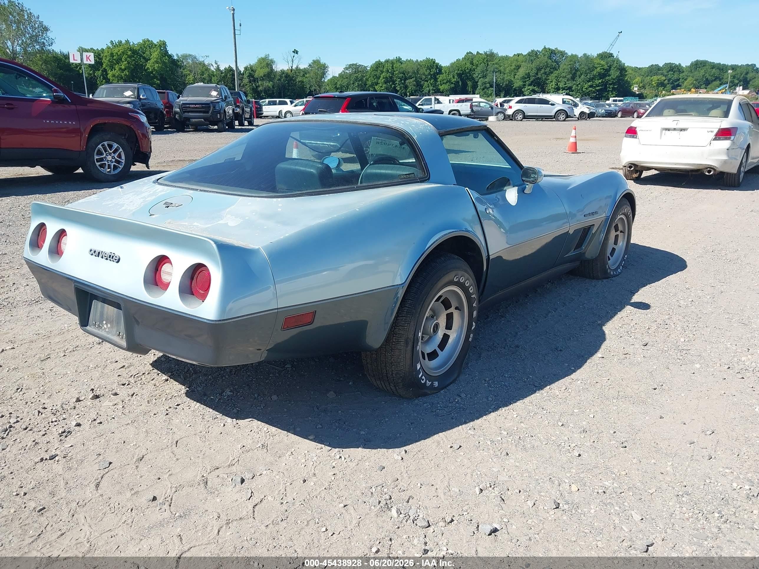 1982 Chevrolet Corvette   Синий vin: 1G1AY8789C5113940