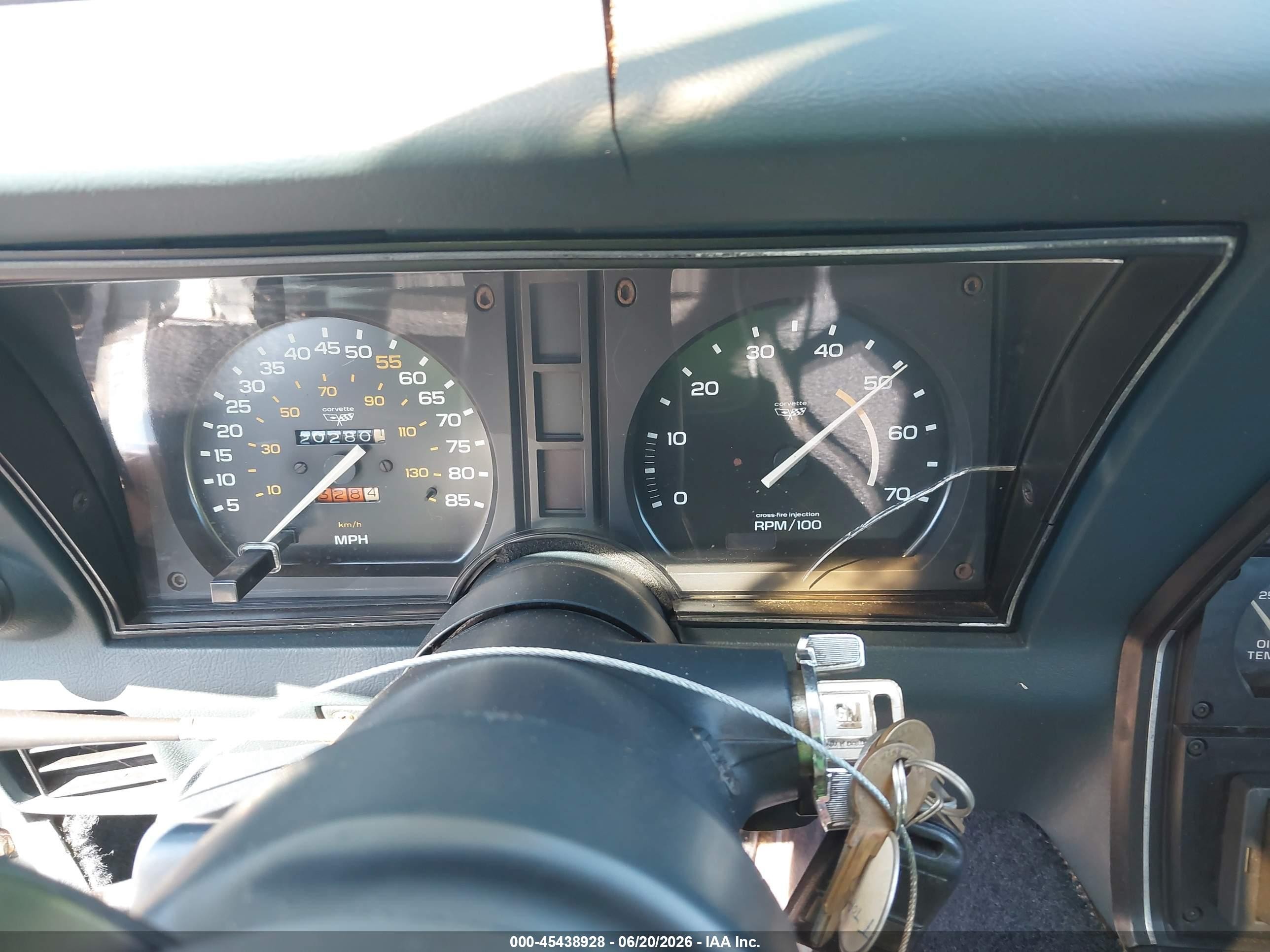 1982 Chevrolet Corvette   Синий vin: 1G1AY8789C5113940