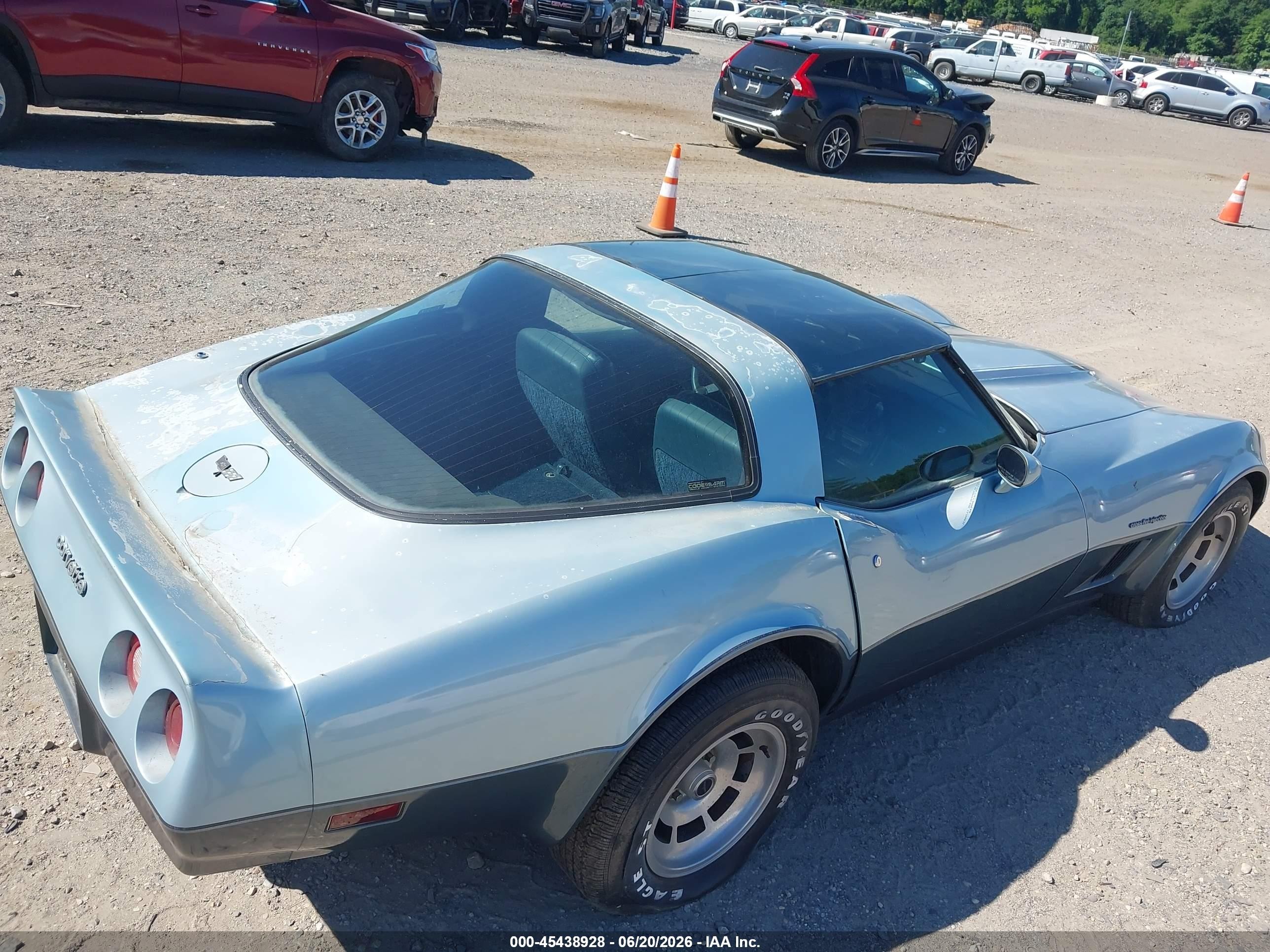 1982 Chevrolet Corvette   Синий vin: 1G1AY8789C5113940