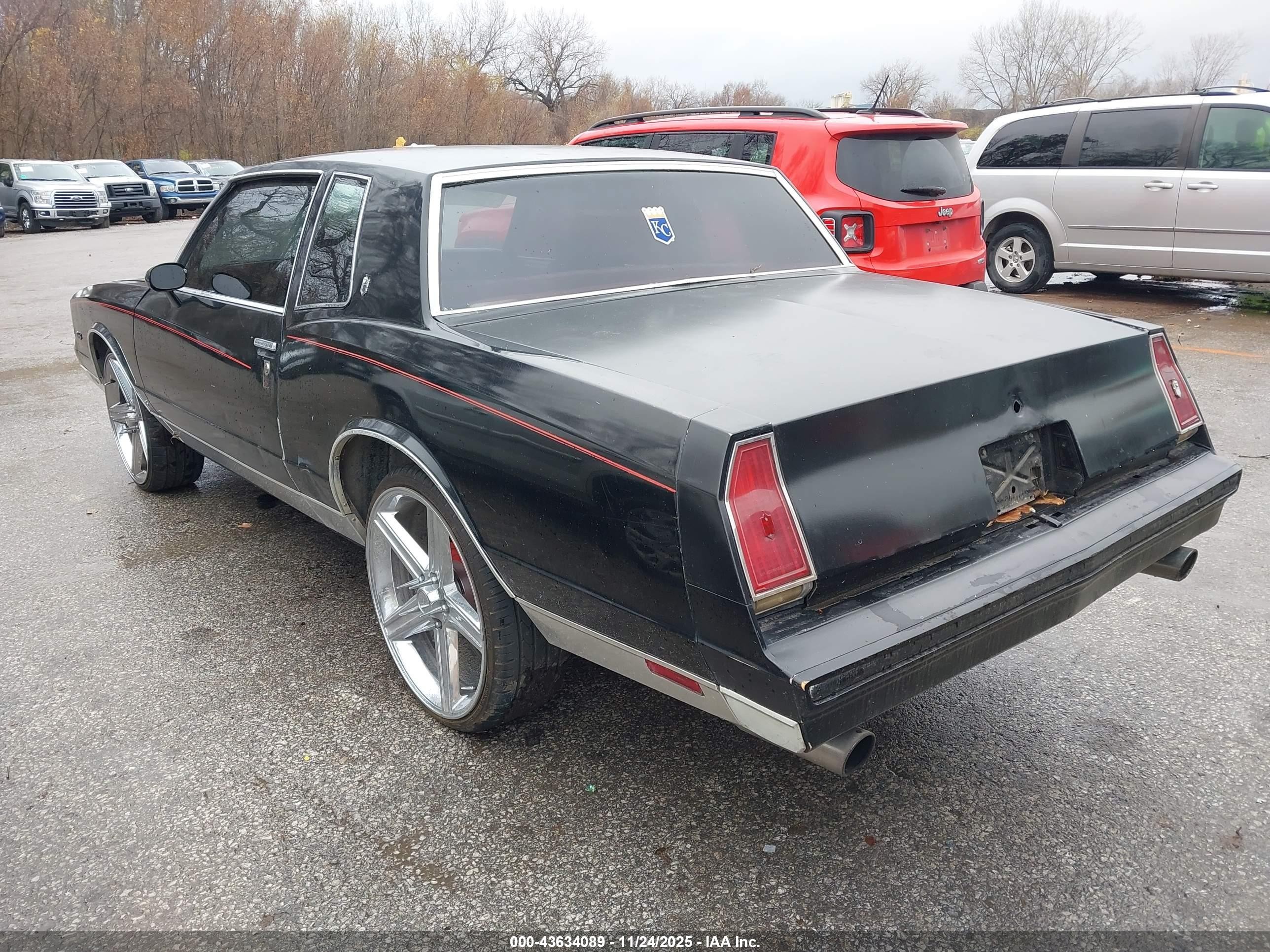 1981 Chevrolet Monte Carlo   Black vin: 1G1AZ37J7BK502935
