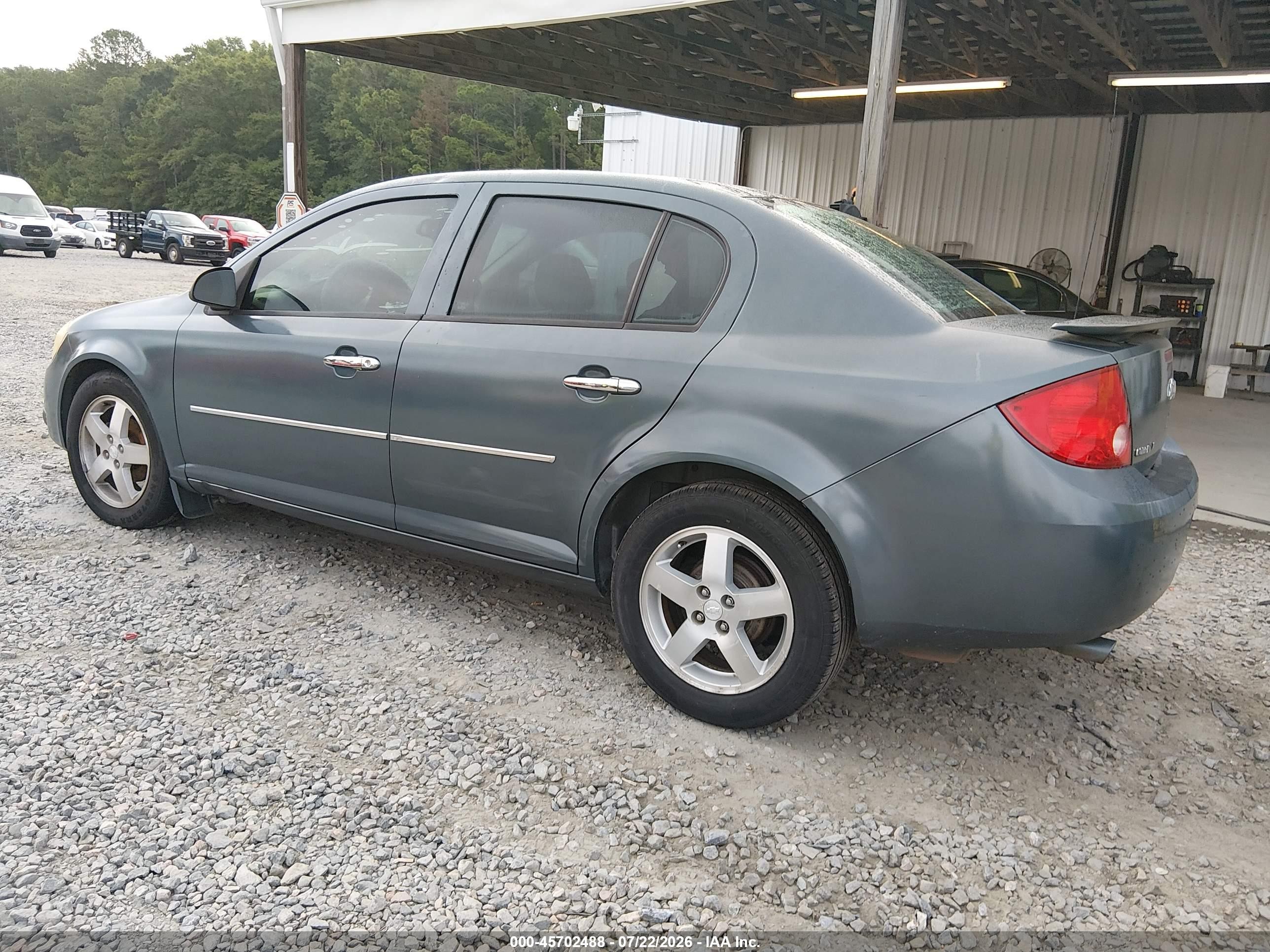 2005 Chevrolet Cobalt Lt Blue vin: 1G1AZ54F957621136