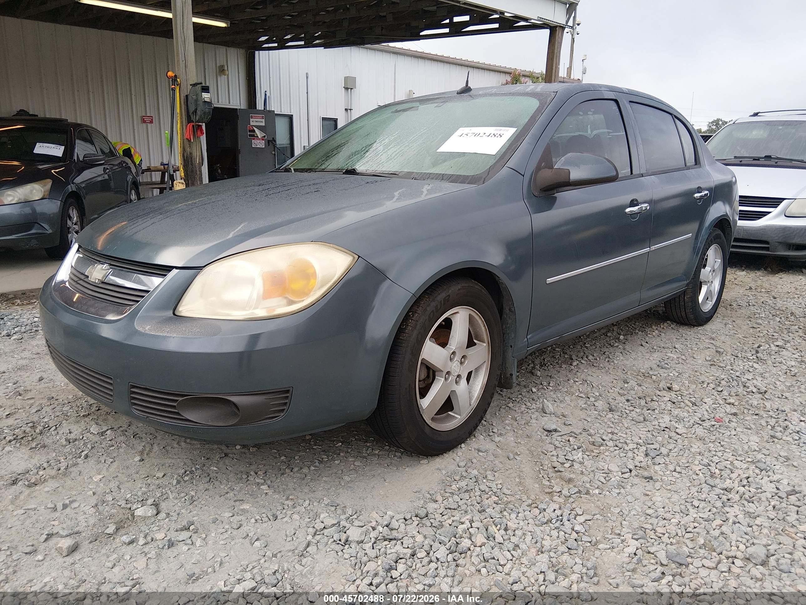 2005 Chevrolet Cobalt Lt Blue vin: 1G1AZ54F957621136
