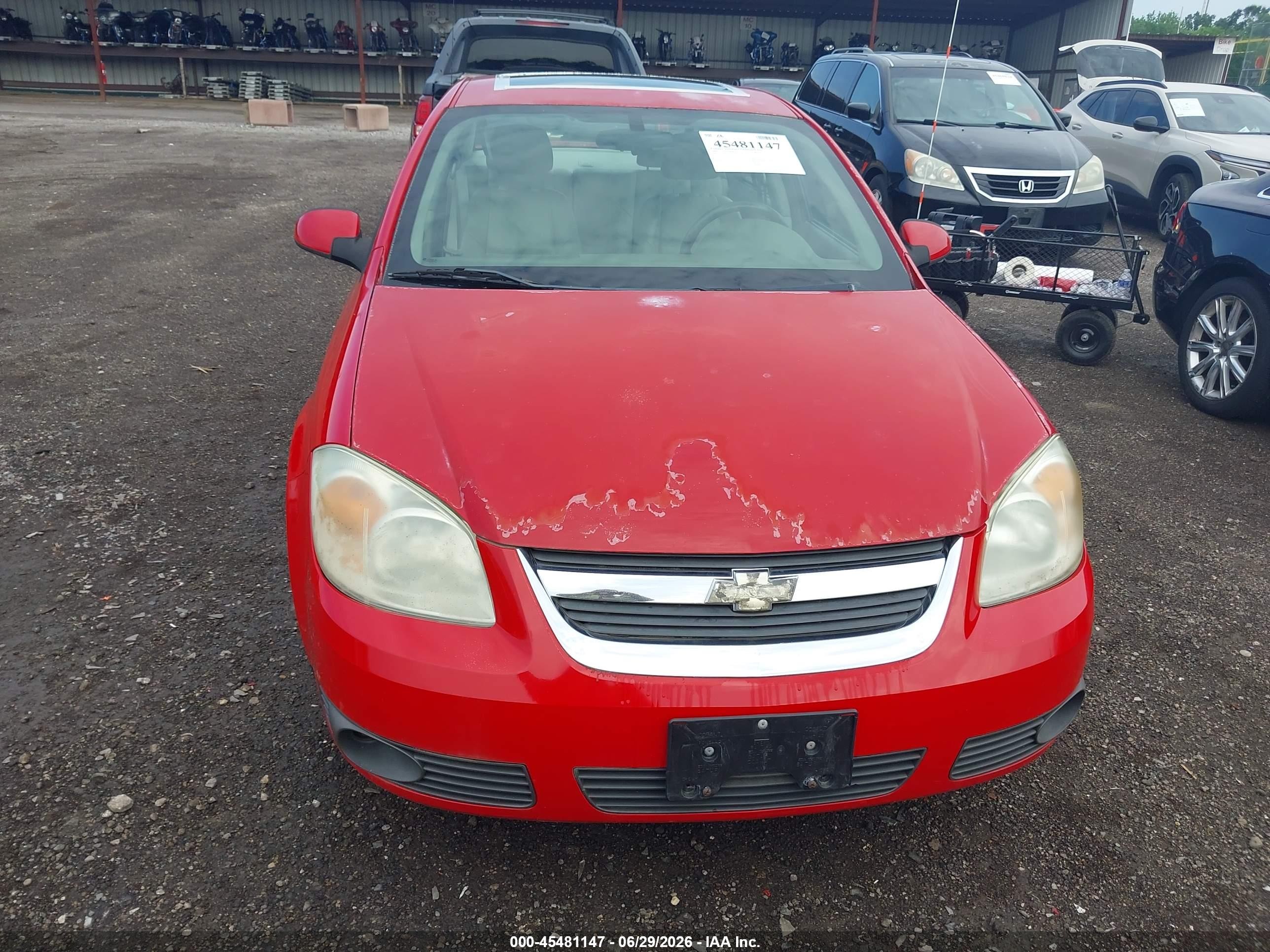 2006 Chevrolet Cobalt Ltz Red vin: 1G1AZ55F267720719