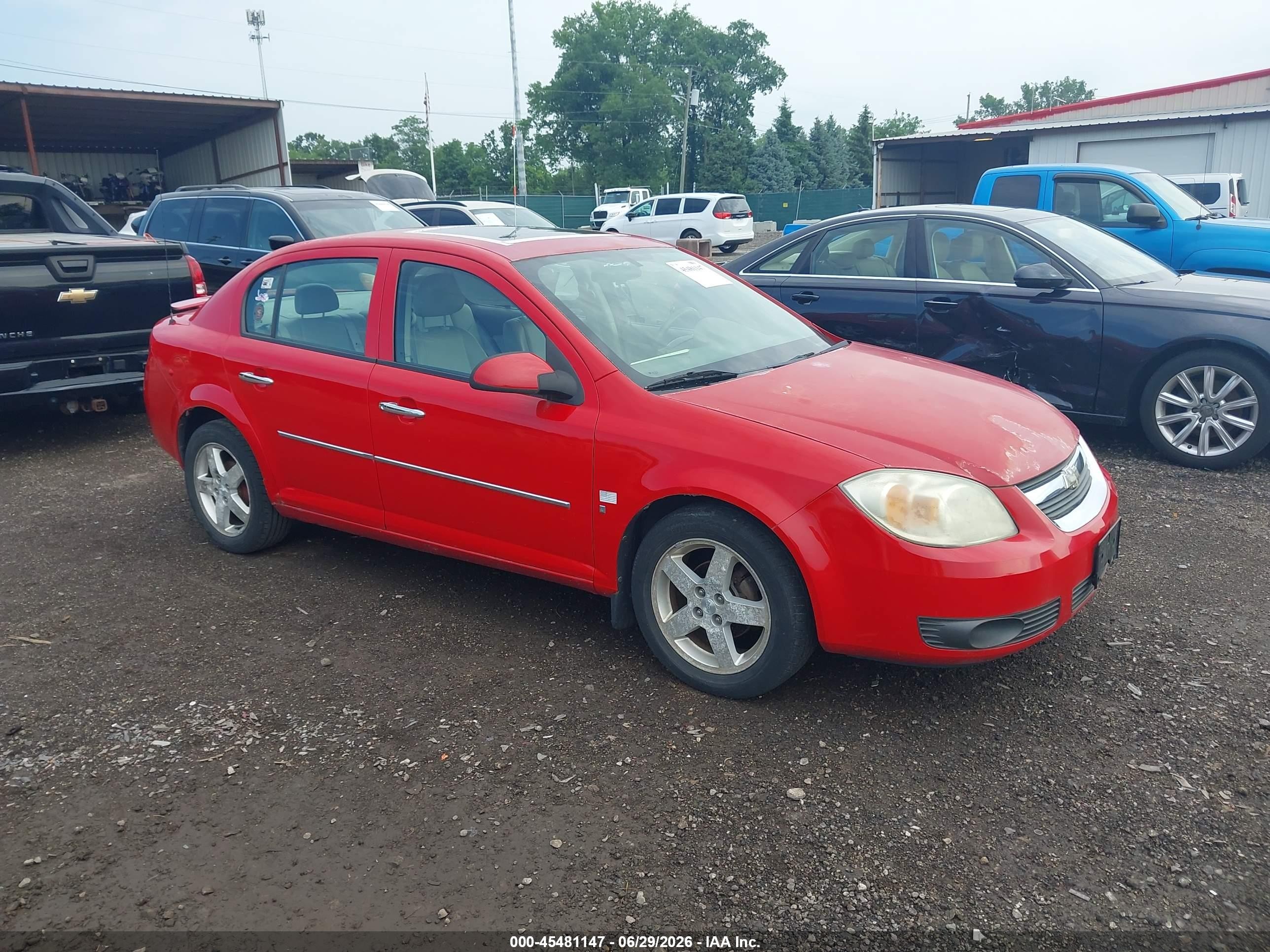 2006 Chevrolet Cobalt Ltz Red vin: 1G1AZ55F267720719