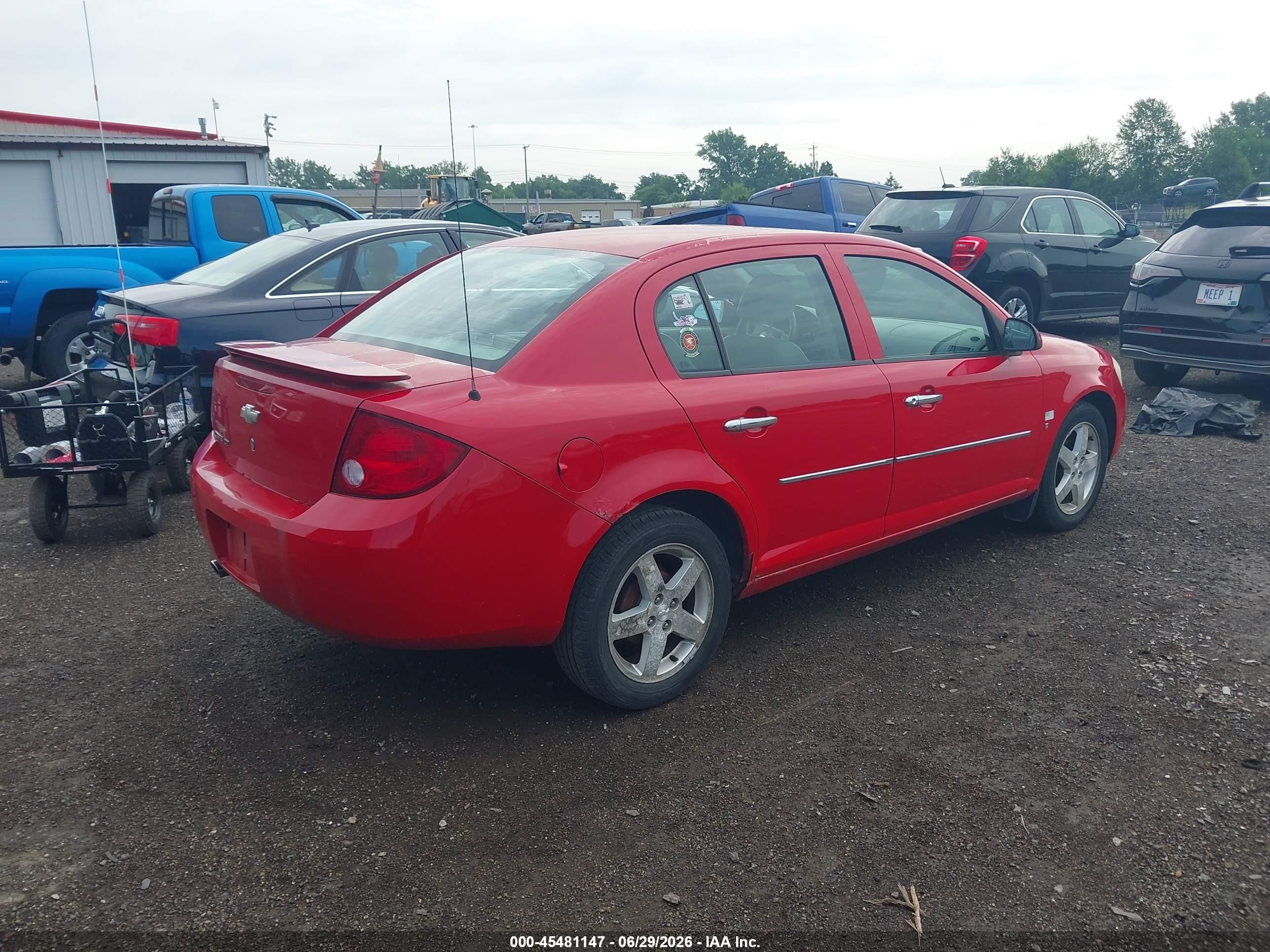 2006 Chevrolet Cobalt Ltz Red vin: 1G1AZ55F267720719