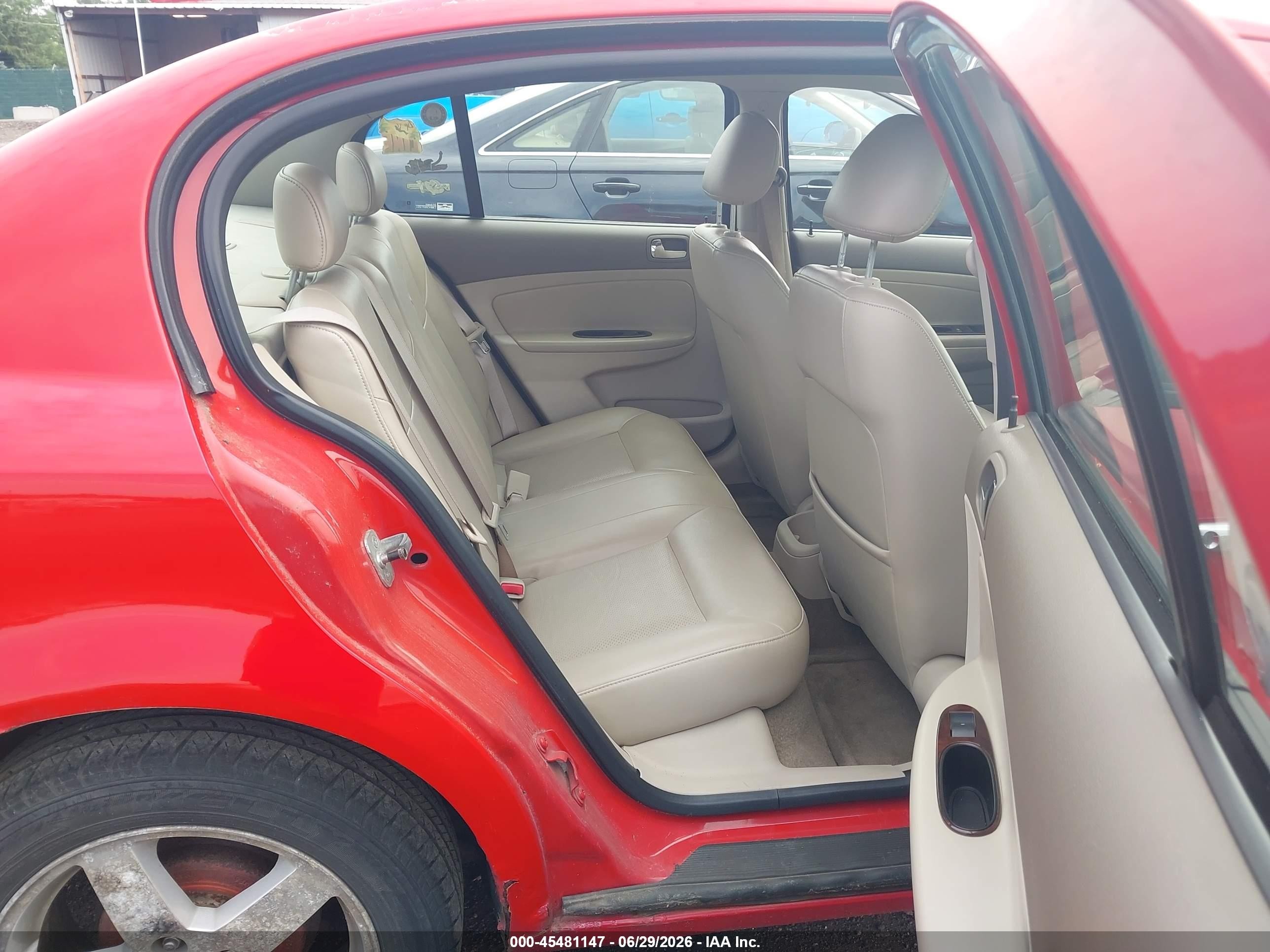 2006 Chevrolet Cobalt Ltz Red vin: 1G1AZ55F267720719