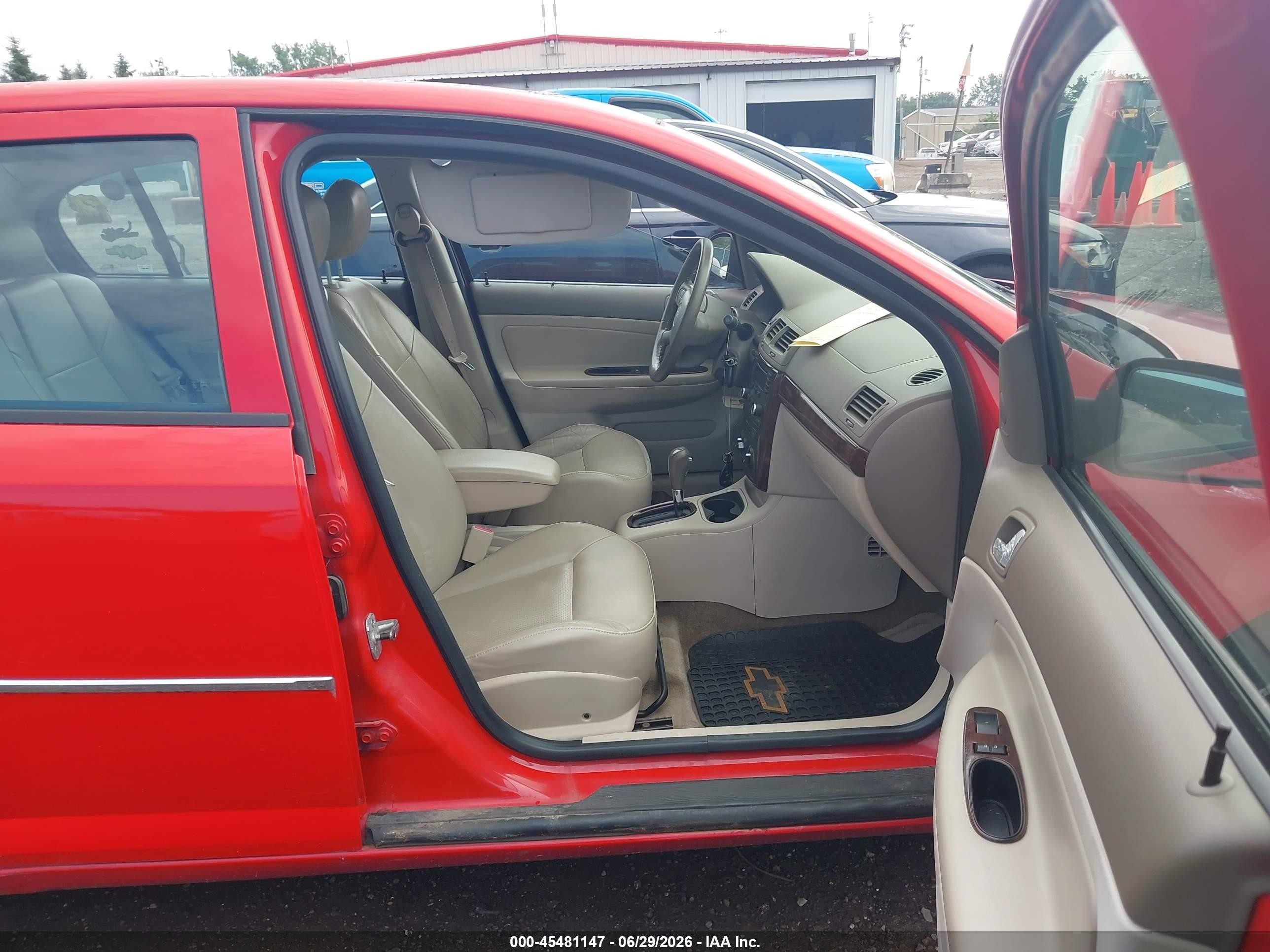2006 Chevrolet Cobalt Ltz Red vin: 1G1AZ55F267720719