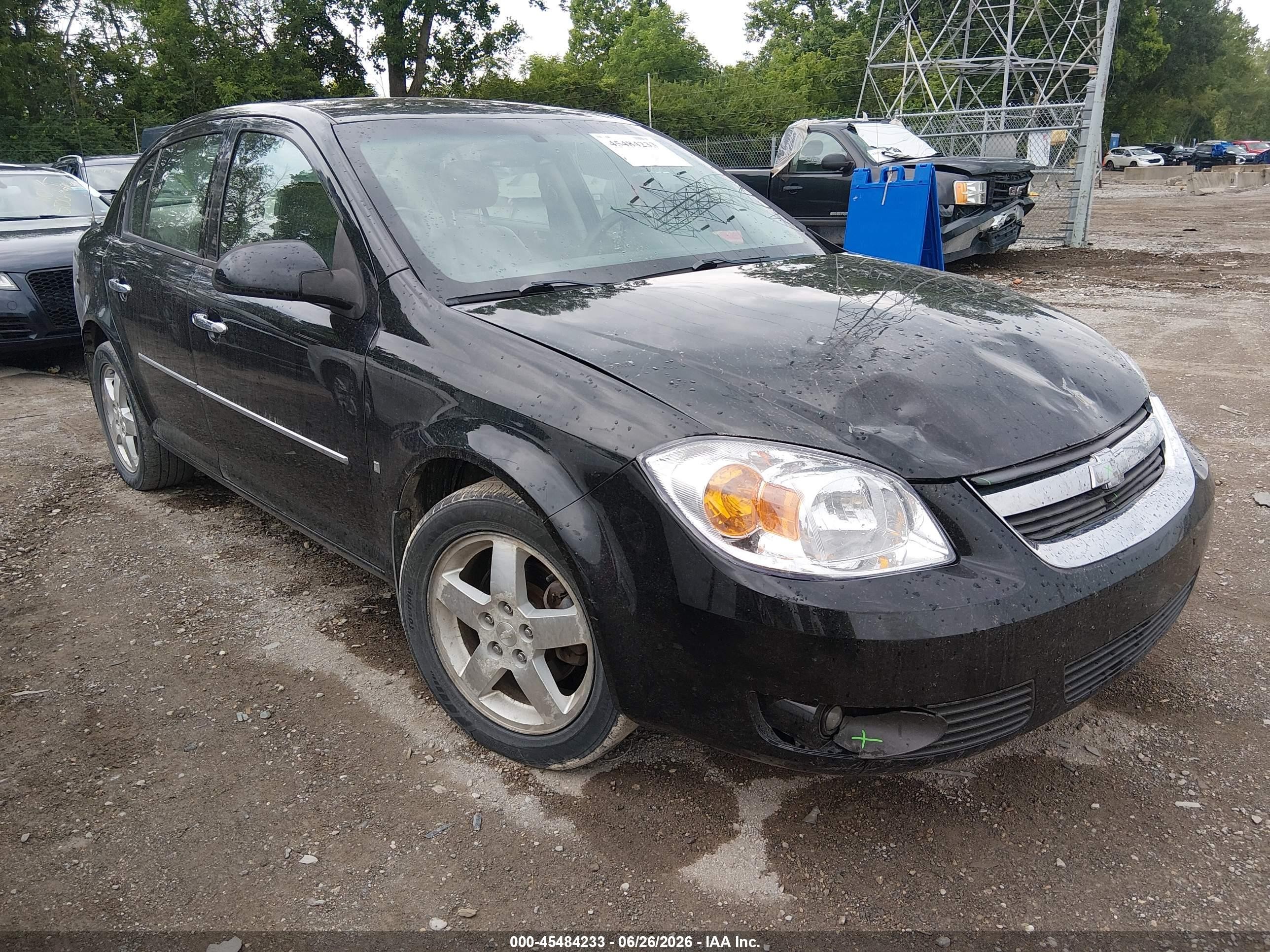 2007 Chevrolet Cobalt Ltz Black vin: 1G1AZ55F877170282