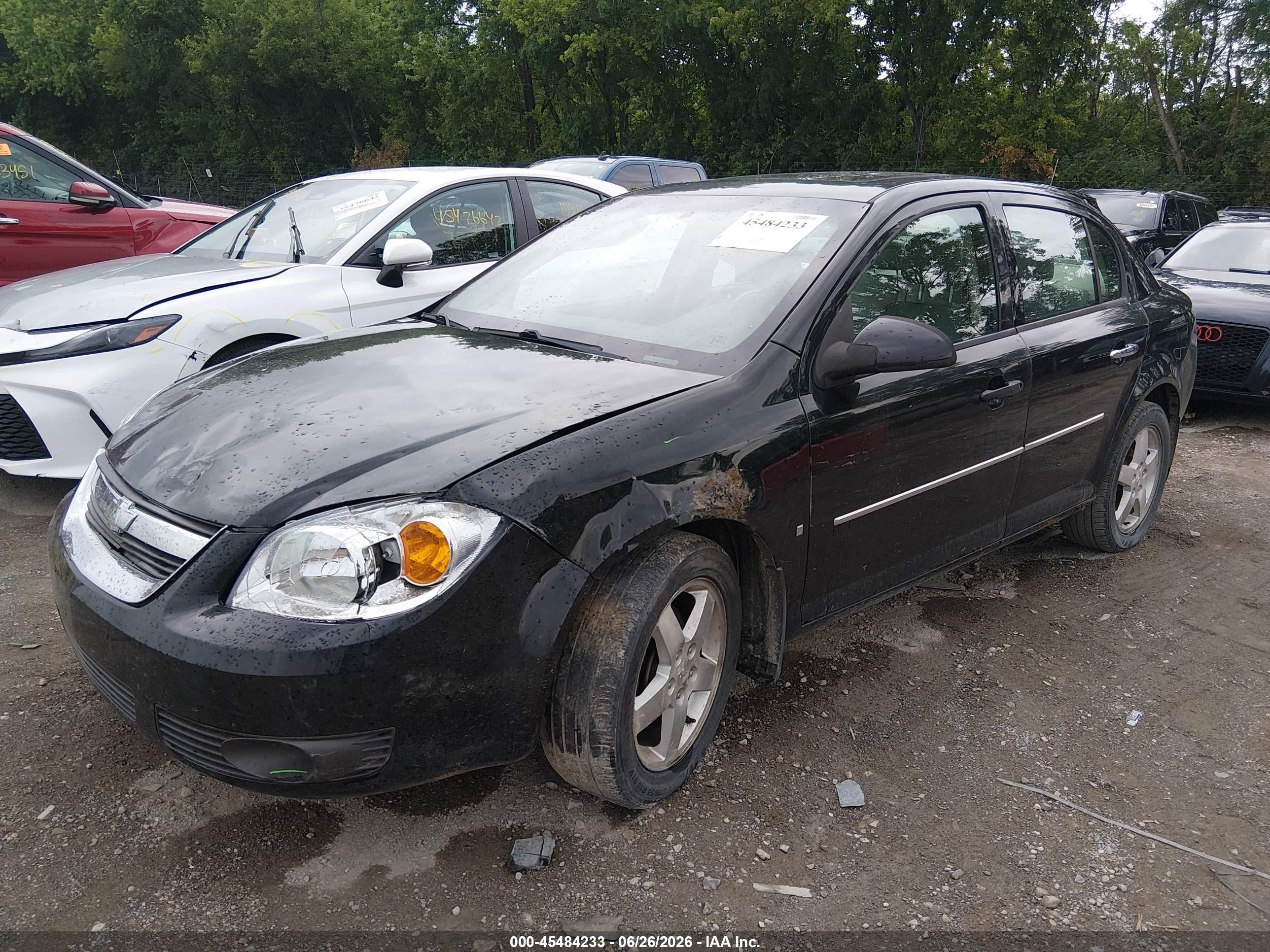 2007 Chevrolet Cobalt Ltz Black vin: 1G1AZ55F877170282