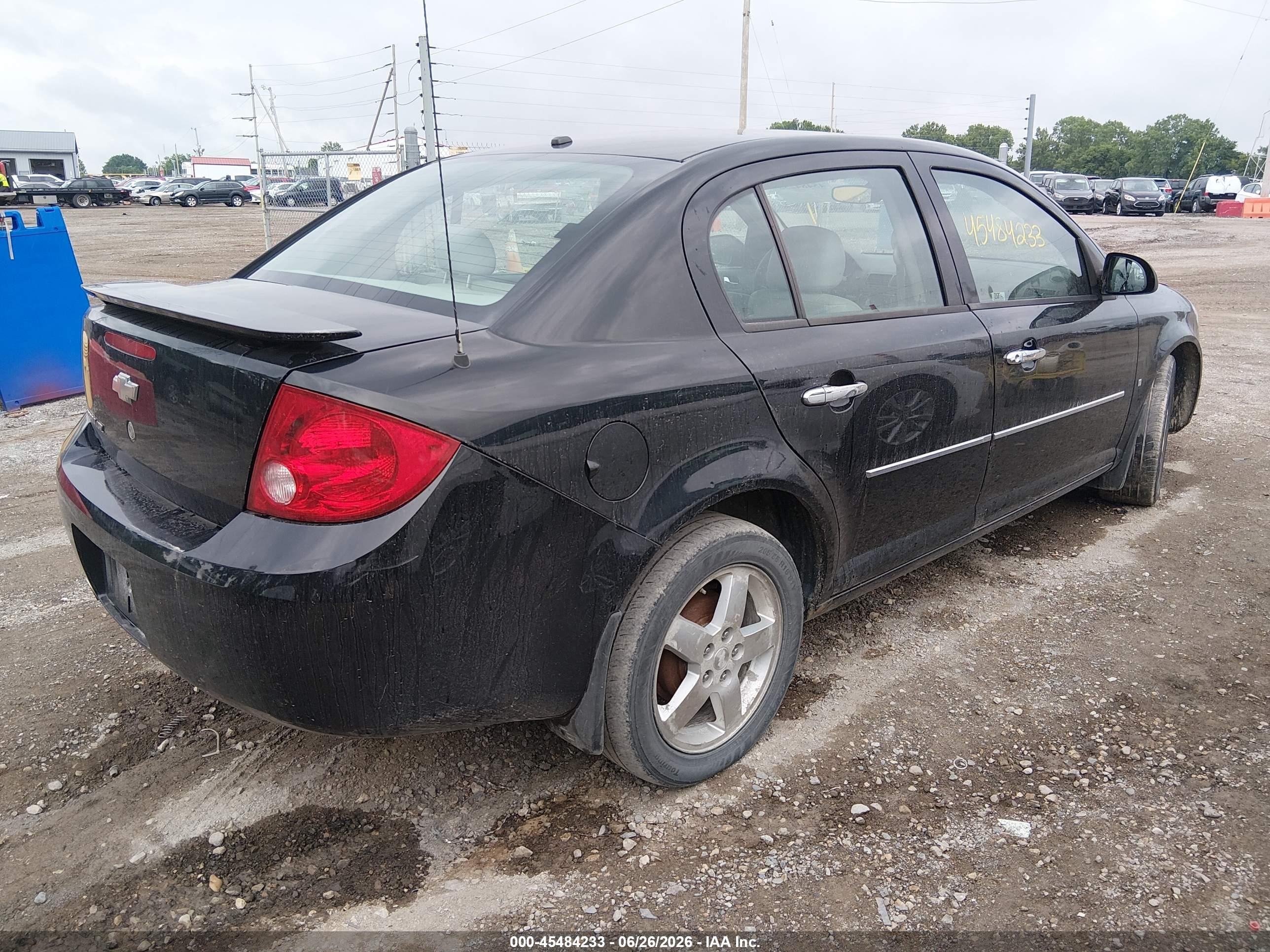 2007 Chevrolet Cobalt Ltz Black vin: 1G1AZ55F877170282