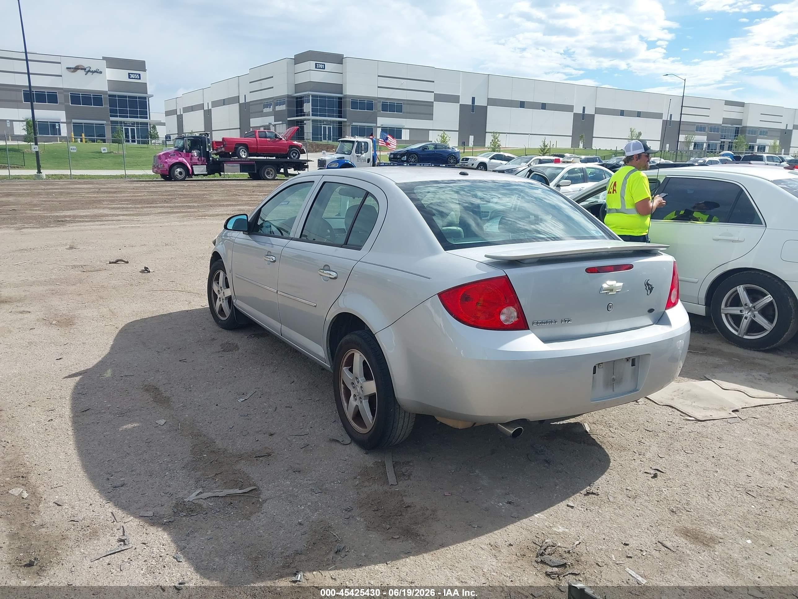 2007 Chevrolet Cobalt Ltz Silver vin: 1G1AZ55F877329396