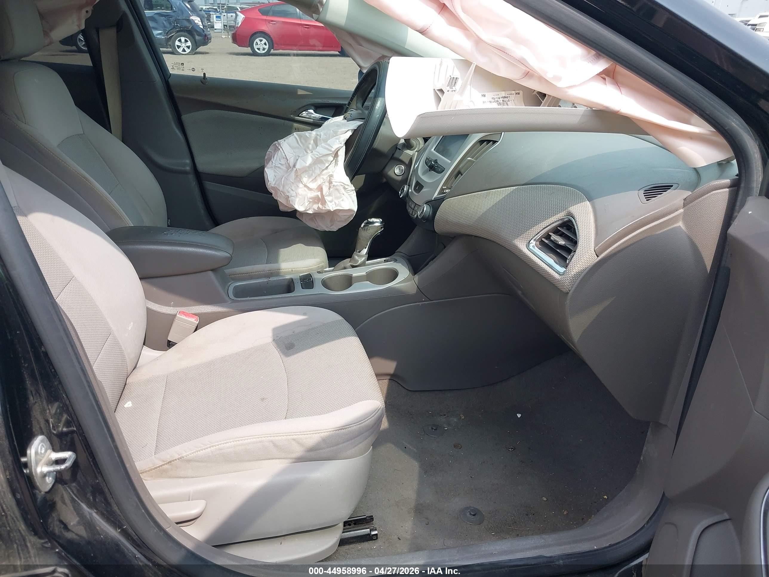 2016 Chevrolet Cruze Ls Auto Черный vin: 1G1BC5SM0G7325254