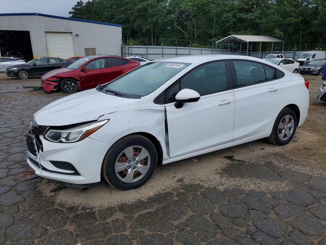 2018 Chevrolet Cruze Ls White vin: 1G1BC5SM5J7243818