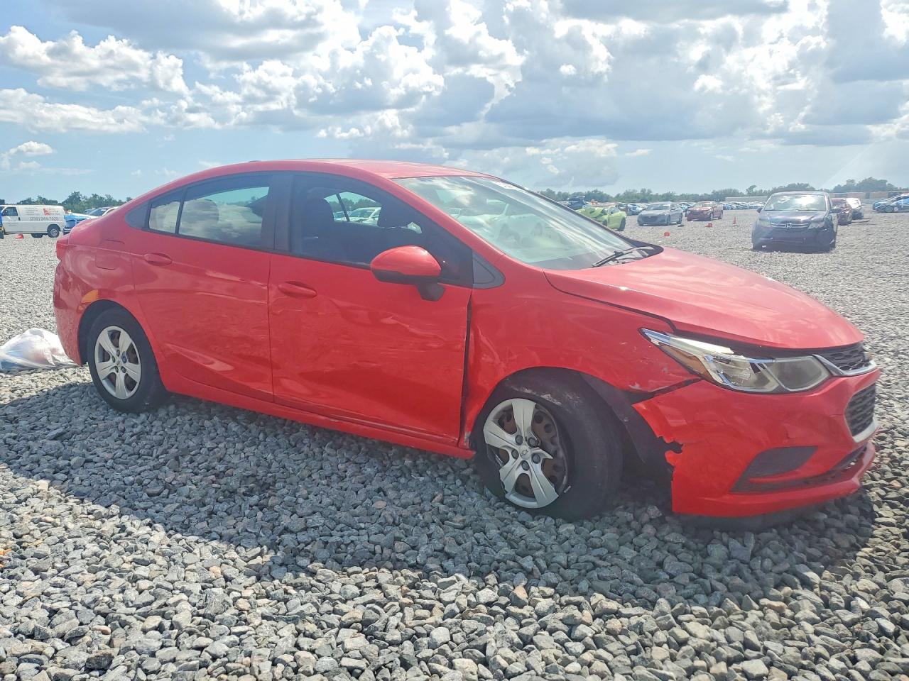 2016 Chevrolet Cruze Ls Red vin: 1G1BC5SM8G7283576