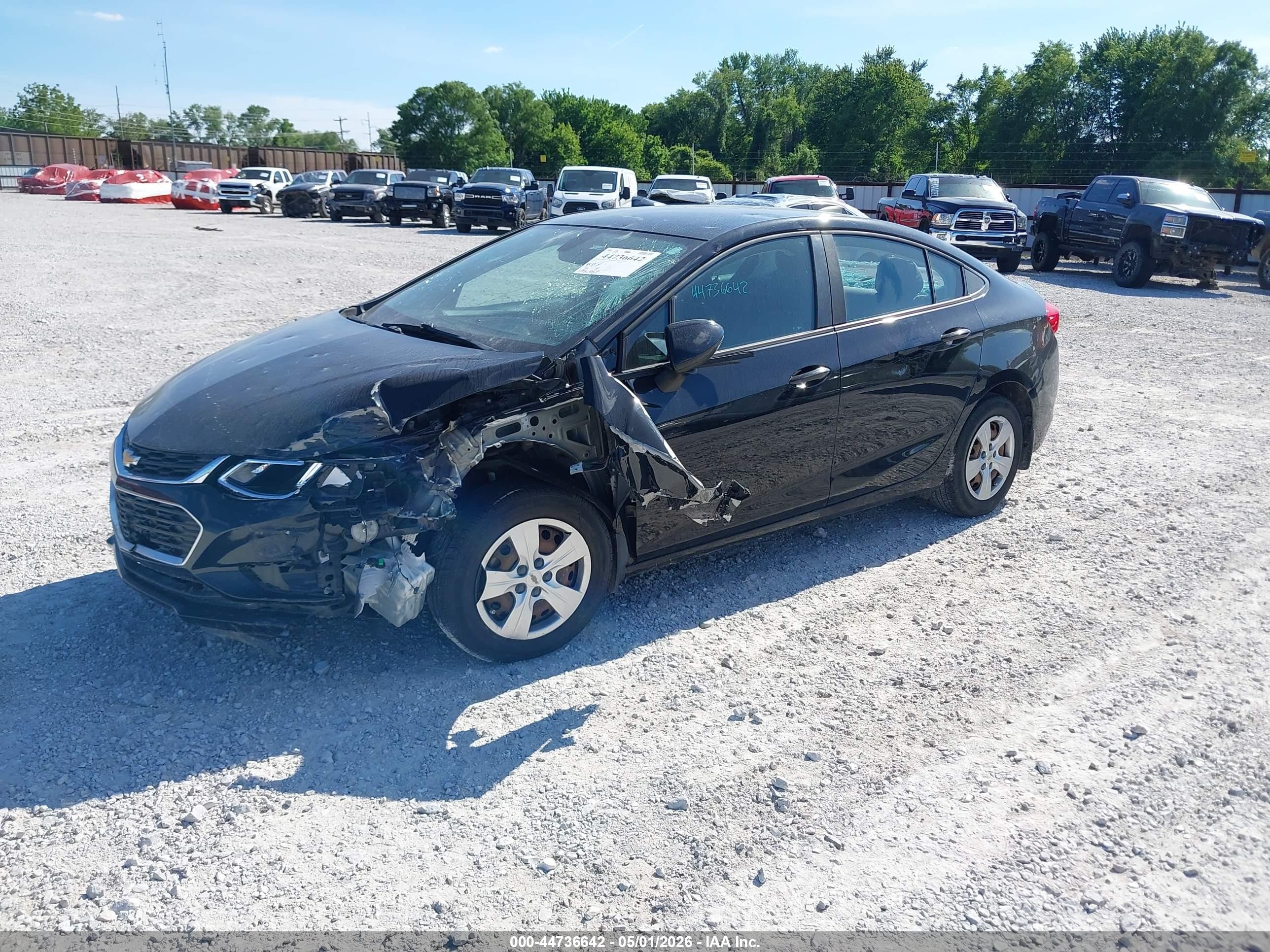 2018 Chevrolet Cruze Ls Auto Black vin: 1G1BC5SM8J7188443