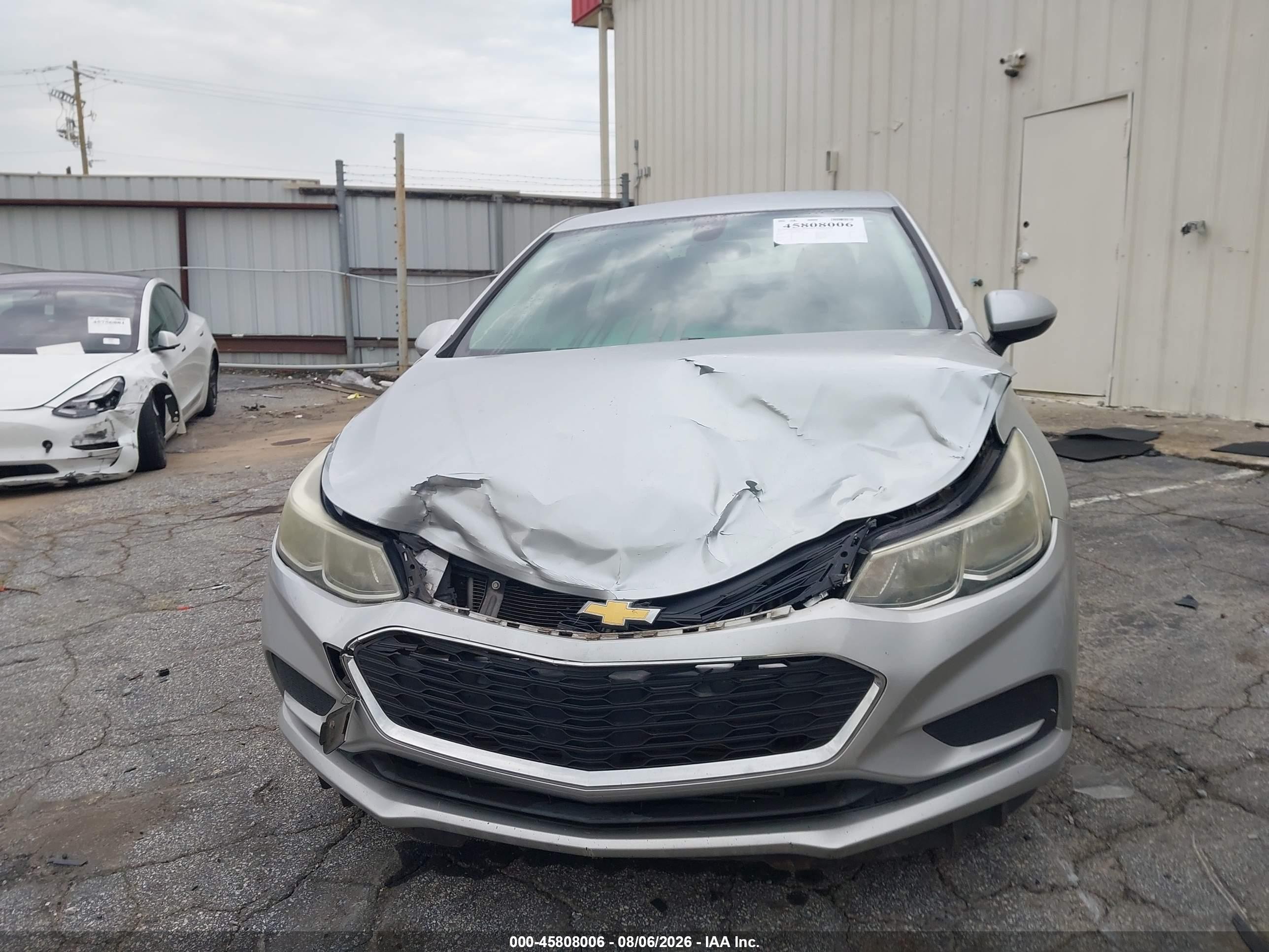 2017 Chevrolet Cruze Ls Auto Silver vin: 1G1BC5SMXH7266313