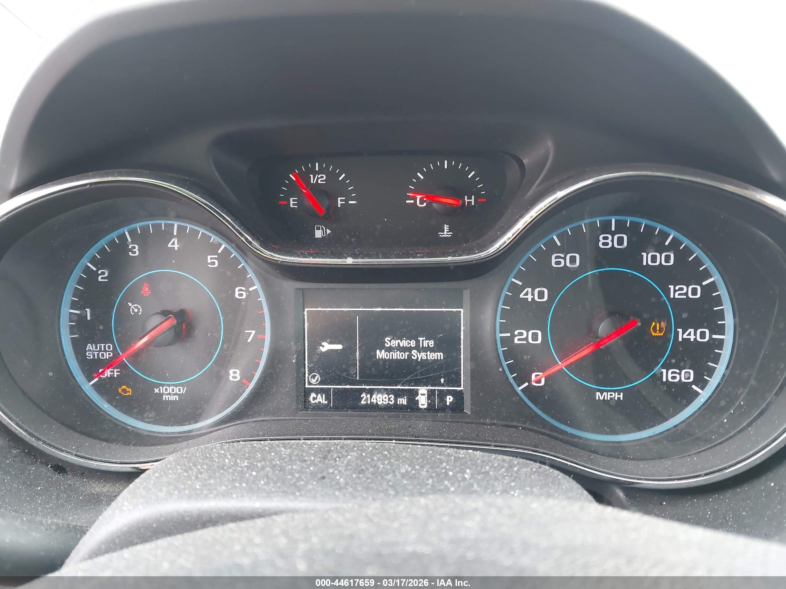 2017 Chevrolet Cruze Lt Auto Серебряный vin: 1G1BE5SM0H7252883