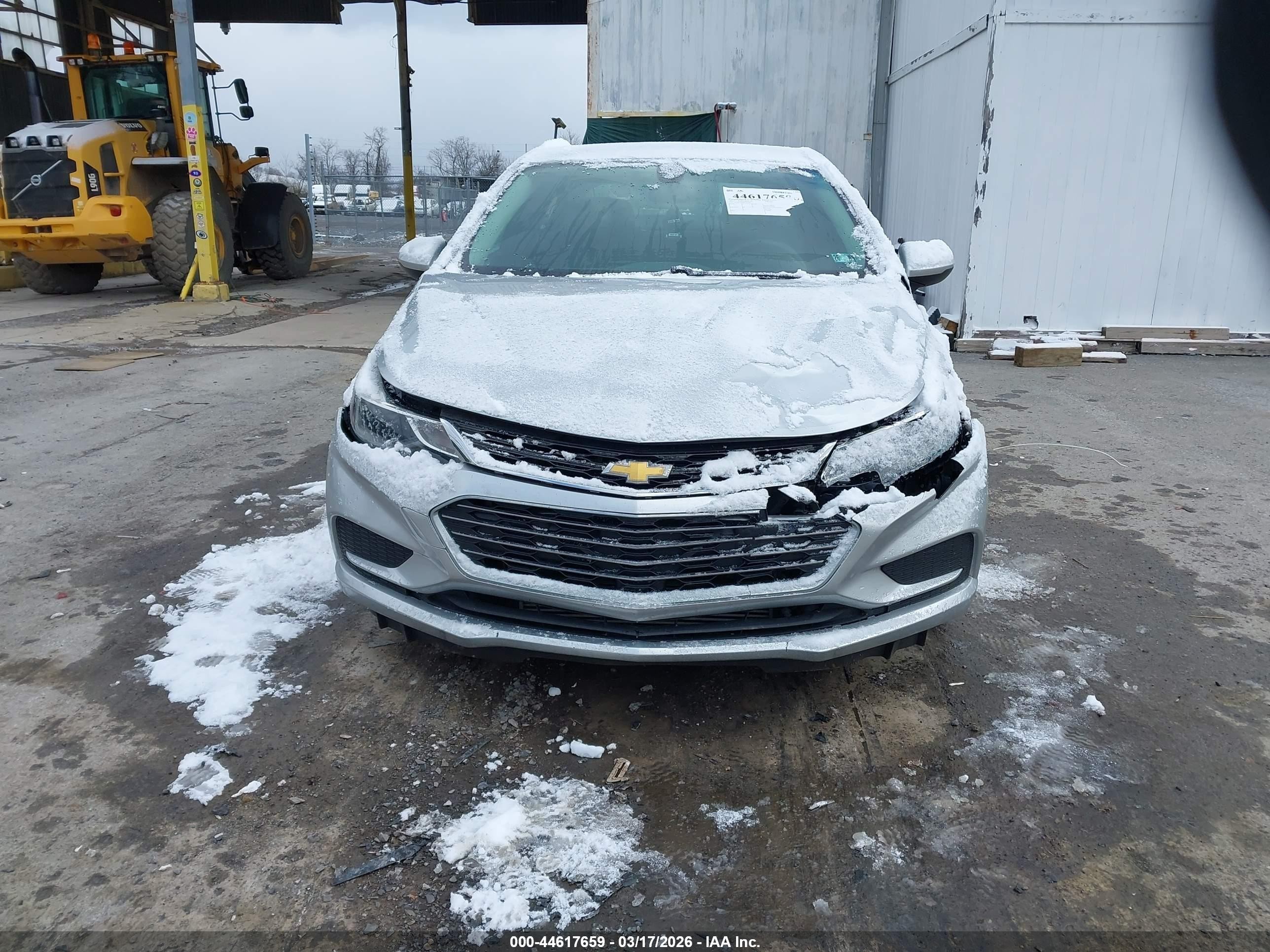 2017 Chevrolet Cruze Lt Auto Серебряный vin: 1G1BE5SM0H7252883