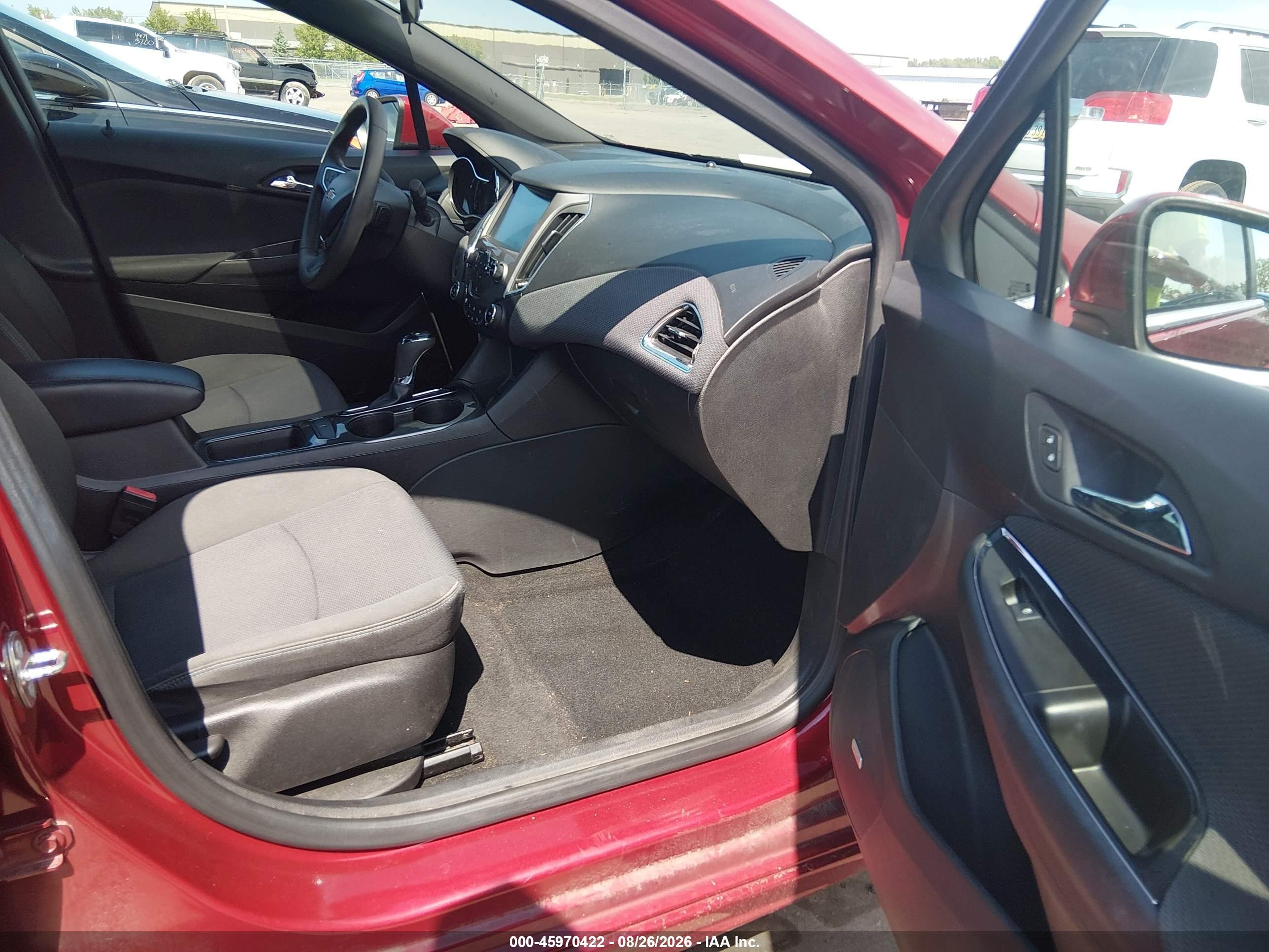 2018 Chevrolet Cruze Lt Auto Red vin: 1G1BE5SM1J7138686