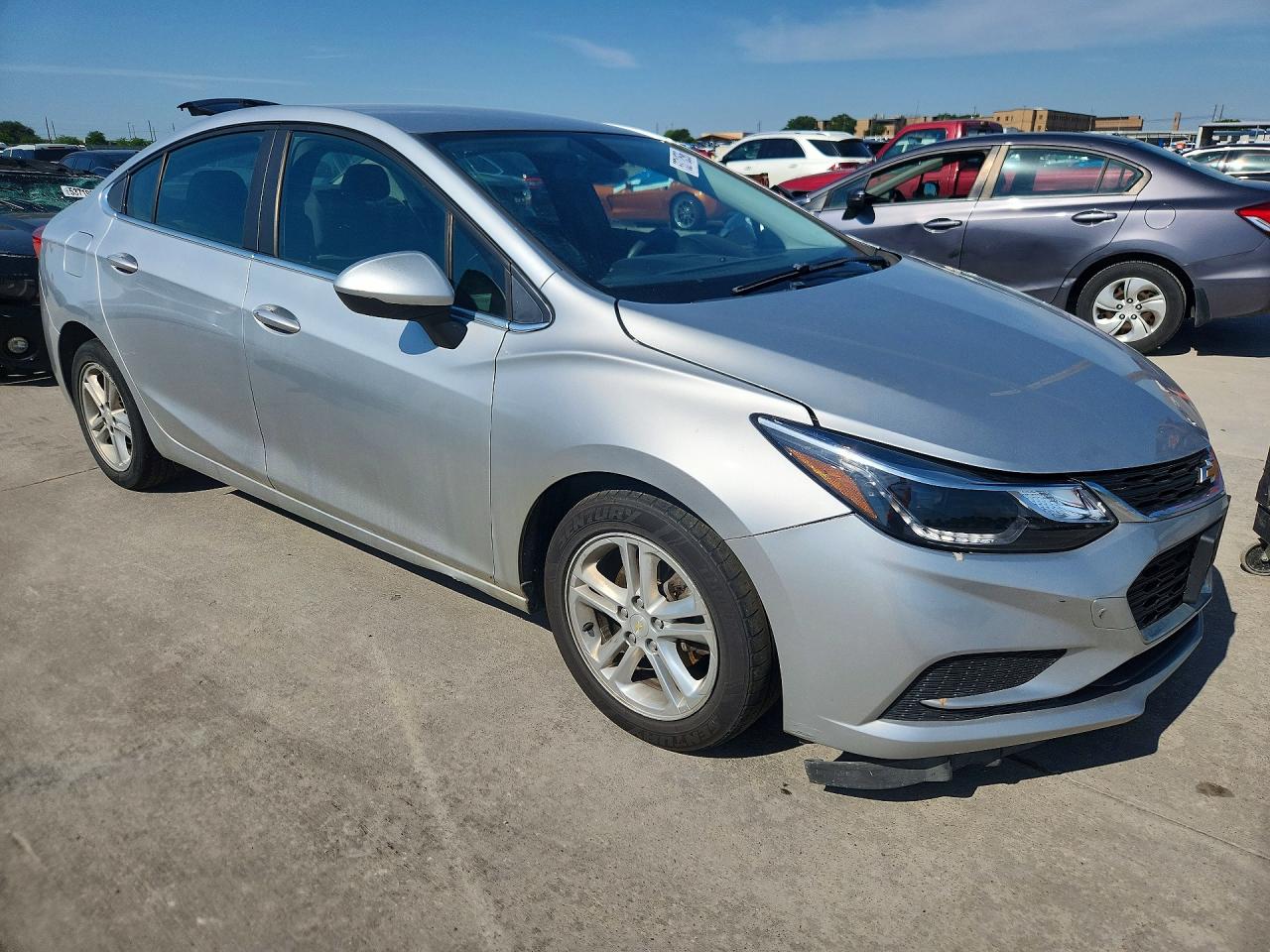 2017 Chevrolet Cruze Lt Silver vin: 1G1BE5SM2H7248575