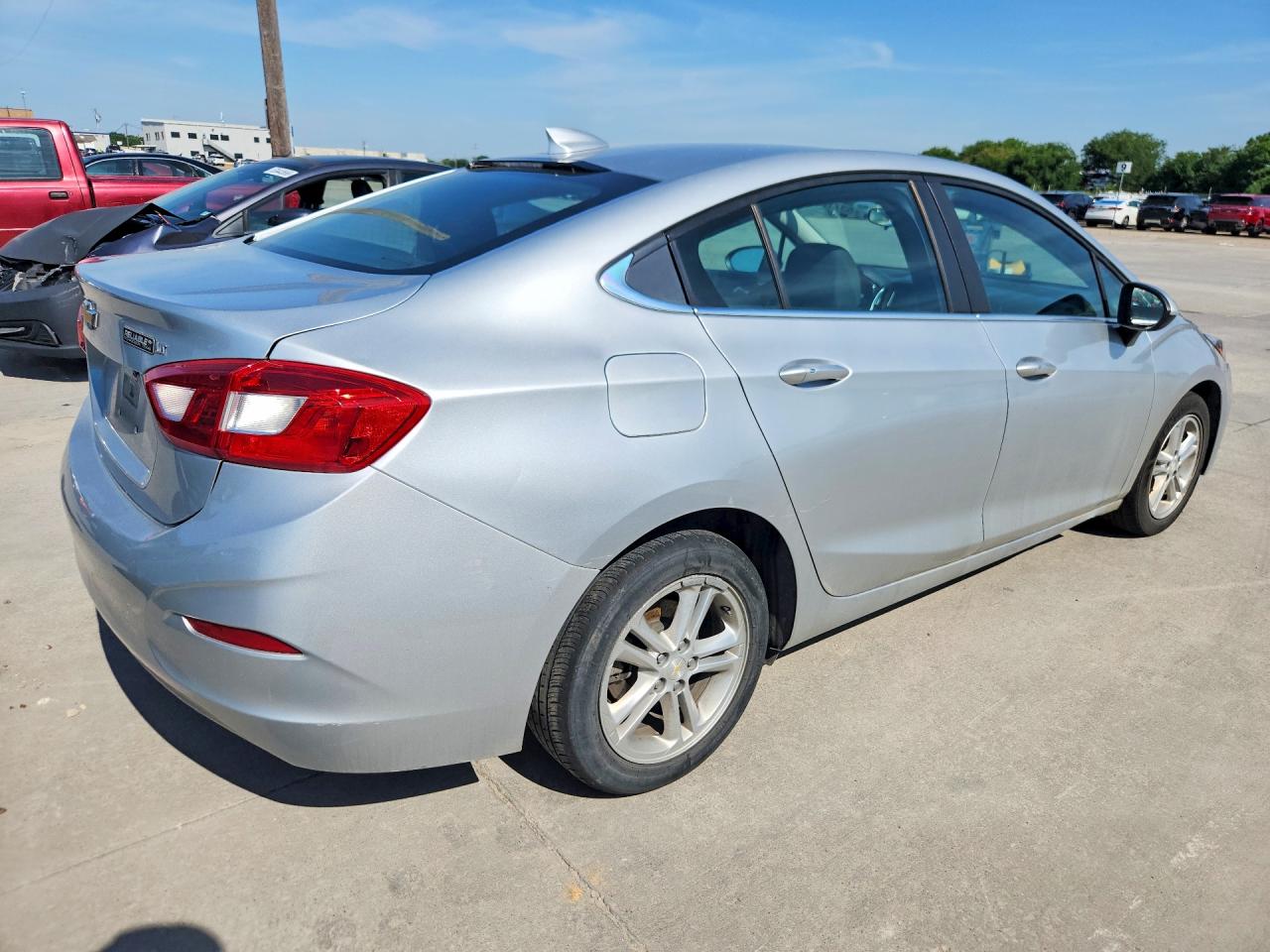 2017 Chevrolet Cruze Lt Silver vin: 1G1BE5SM2H7248575